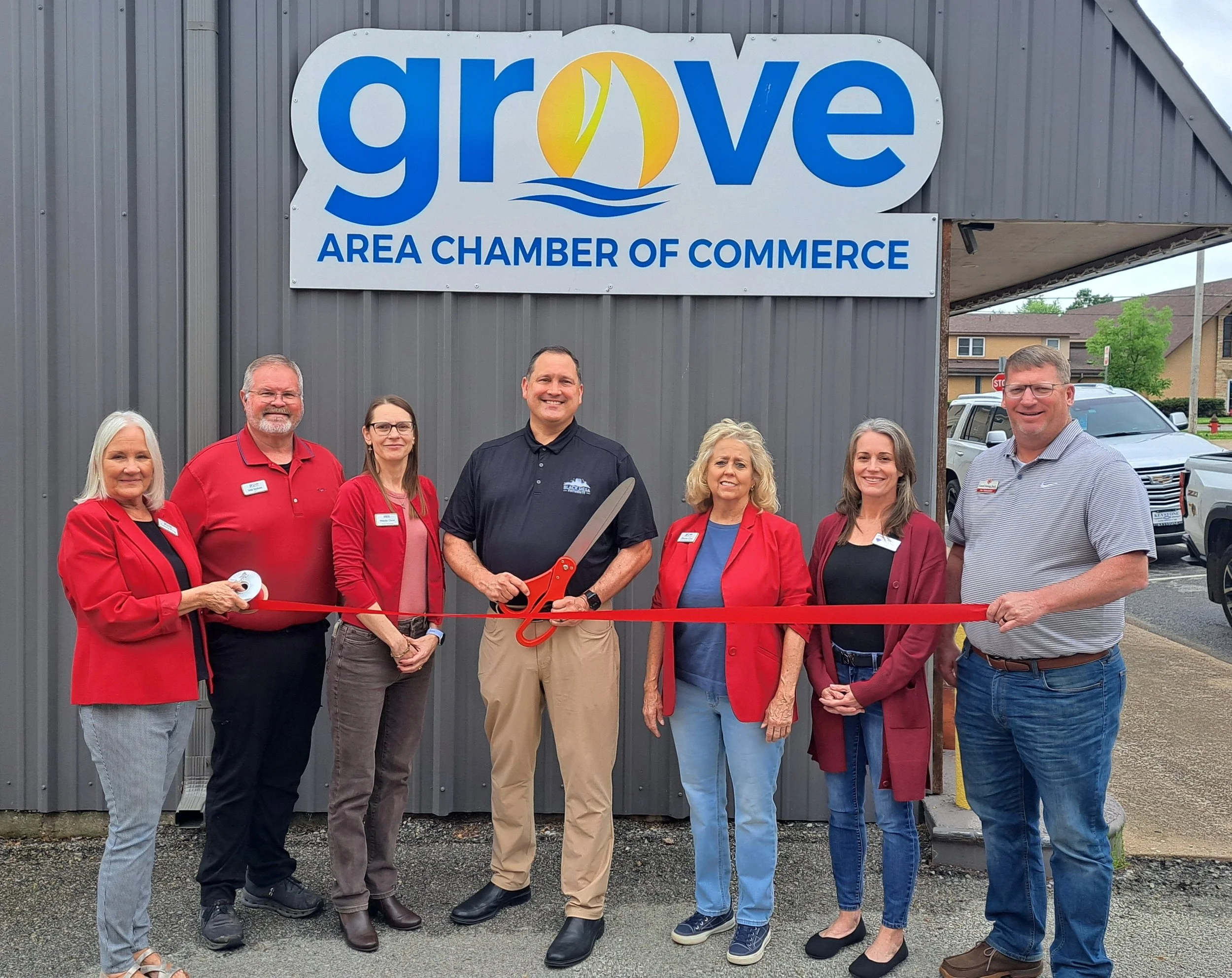 Ribbon Cutting Black Mesa Payments