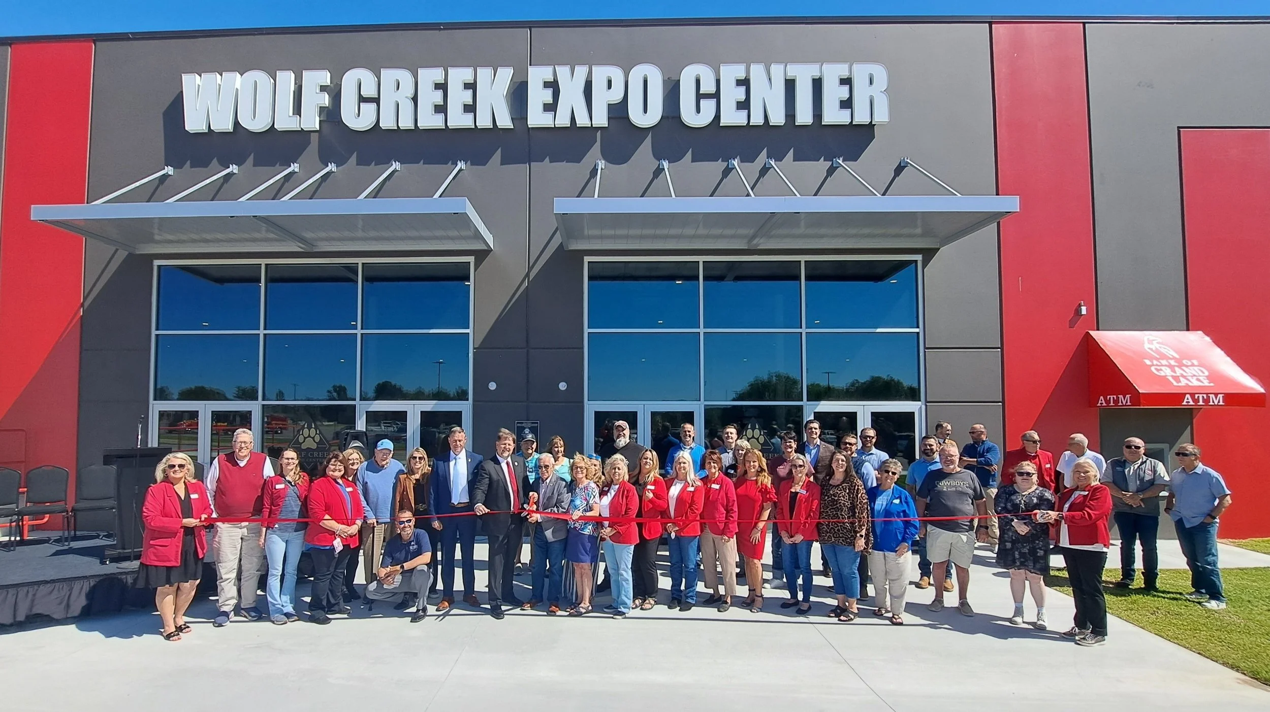 Ribbon Cutting Wolf Creek Expo
