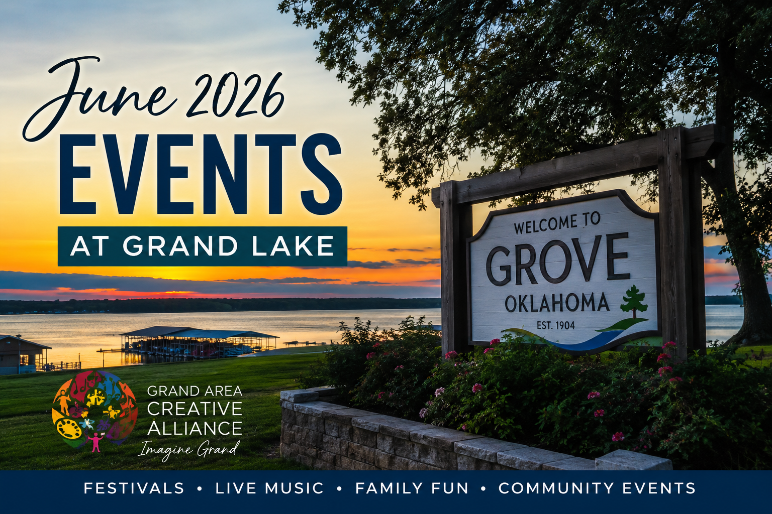 Grand Area Creative Alliance Unveils Exciting June 2026 Lineup of Events Across Grand Lake
