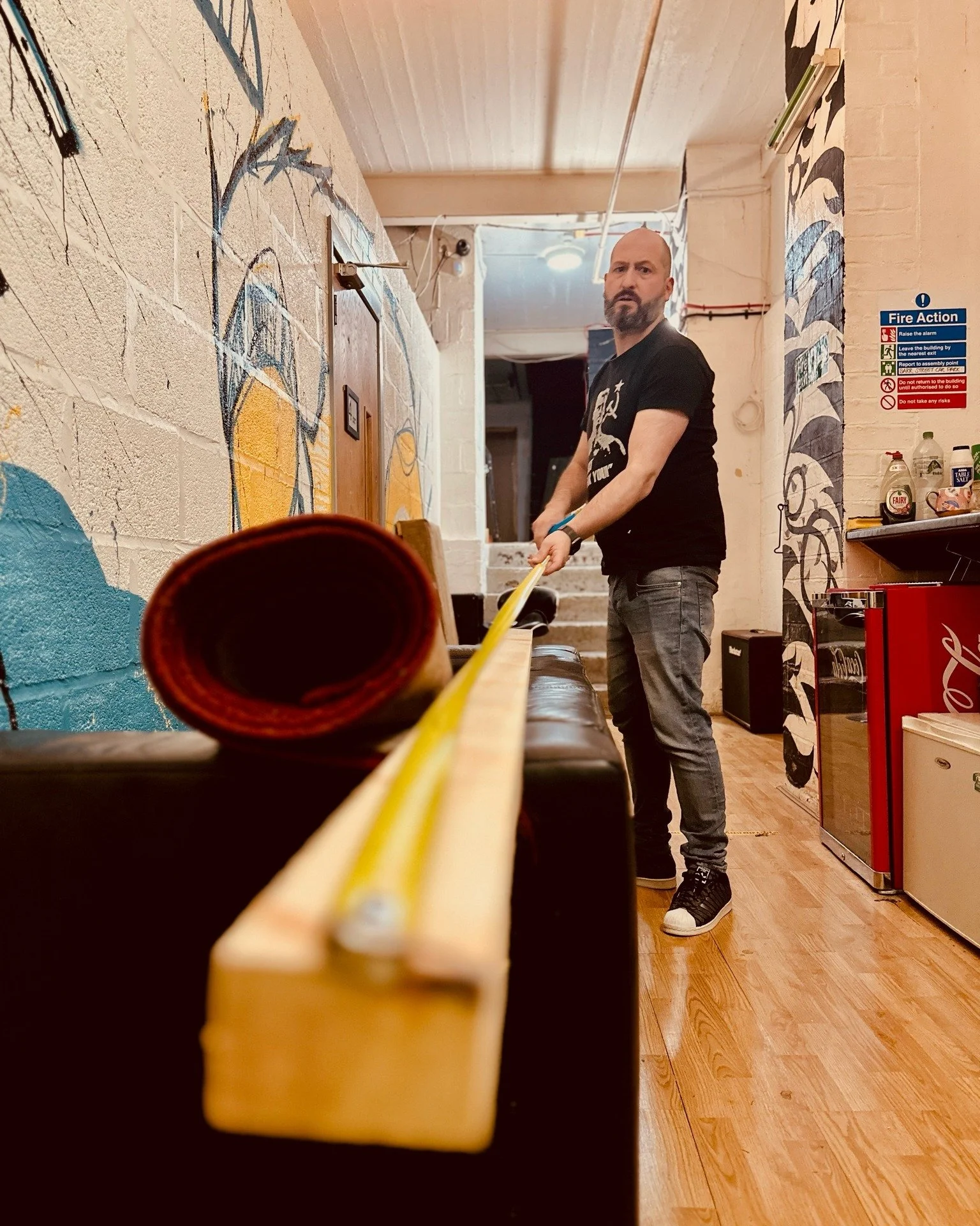 Measure twice, cut once! 🪚

Here's a pic of Matt from when we were onsite upgrading the rooms over at The Oxygen Rooms Rehearsal and Recording Studios. A cracking spot here in the Jewellery Quarter, Birmingham 
.
.
.
.
.
.
#giraffeaudio #audio #audi