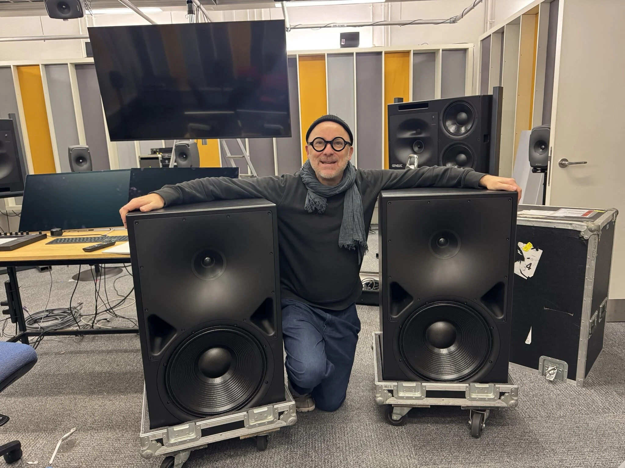 In case you missed it... 

Courtesy of @andy_bensley  and Genelec - we were able to arrange for a set of the new 8380s to be delivered and installed for the  University of Birmingham 's @beast____music  concert last weekend. 

If you're not aware, BE