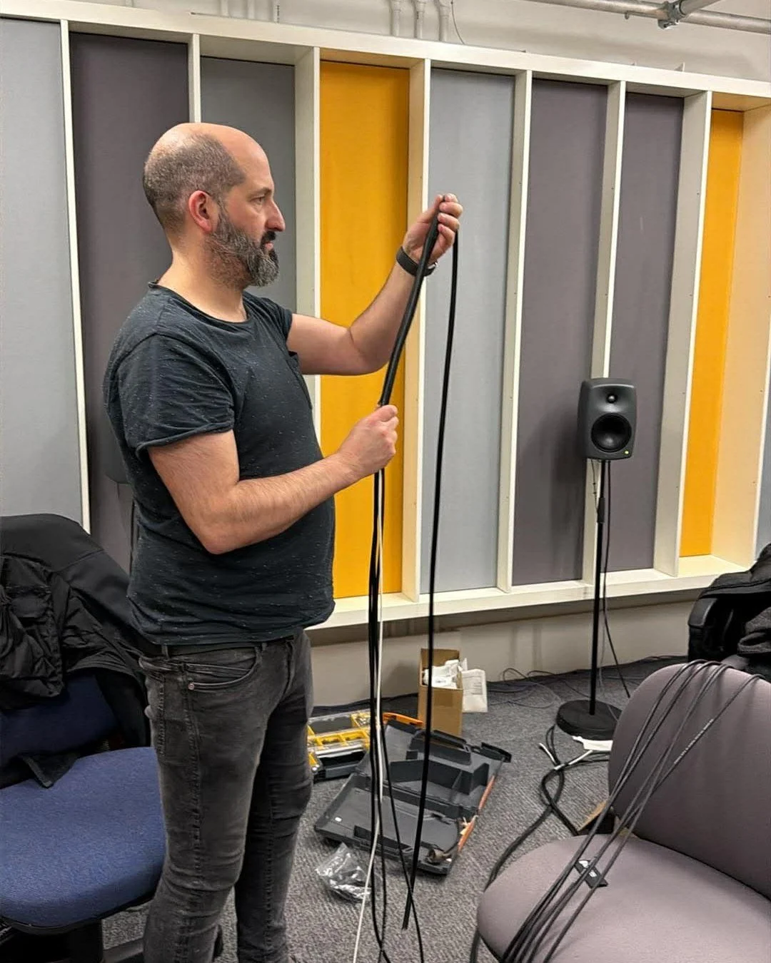 Well, we are starting the New Year as we finished the last with more installations, plans, designs and builds! 

Here's a pic of Matt over at University of Birmingham on a cabling job just before we went into the Christmas break 📸

We hope you all e