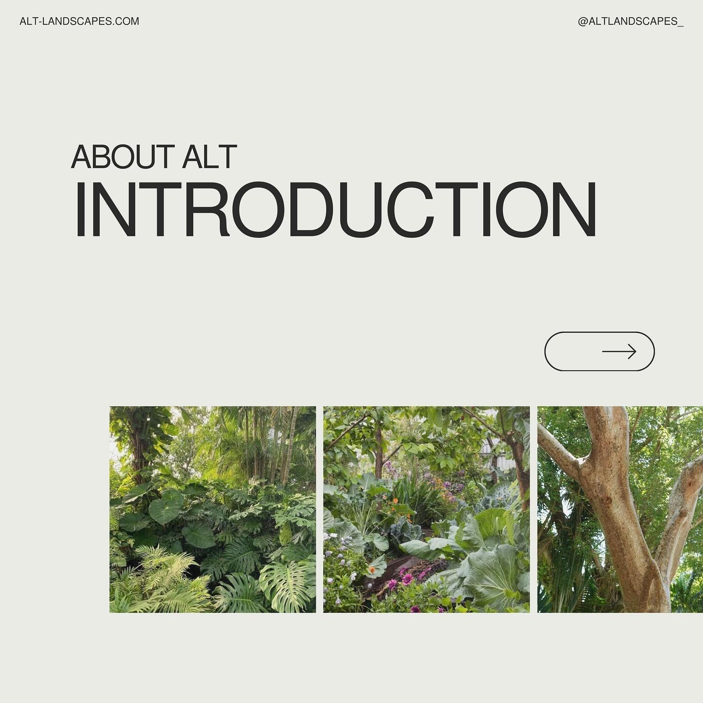 Get to know a bit more about Alt-landscapes 🌿🐞

A brief introduction! You can check our website for more information. 

🔗 www.alt-landscapes.com 

Thank you! 🐛

#gardendesign #landscape #garden #landscapearchitecture