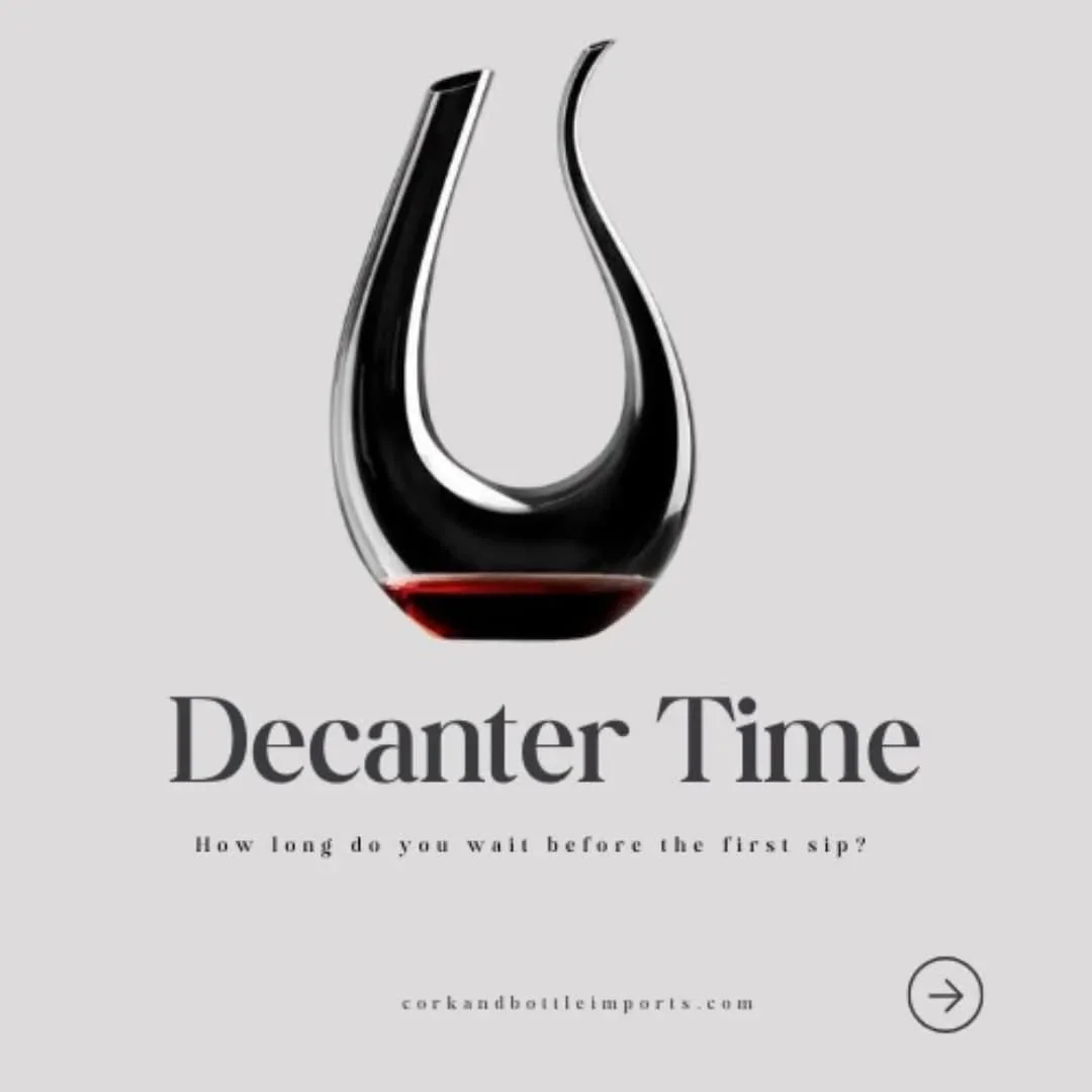 Decanter Time π·β³ – A Handy Guide to Best Practices
Decanting your wine isn’t just fancy—it enhances flavors, smooths tannins, and elevates your experience! Here’s how to do it right:
β
 Young, Bold Reds – Decant for 1&n