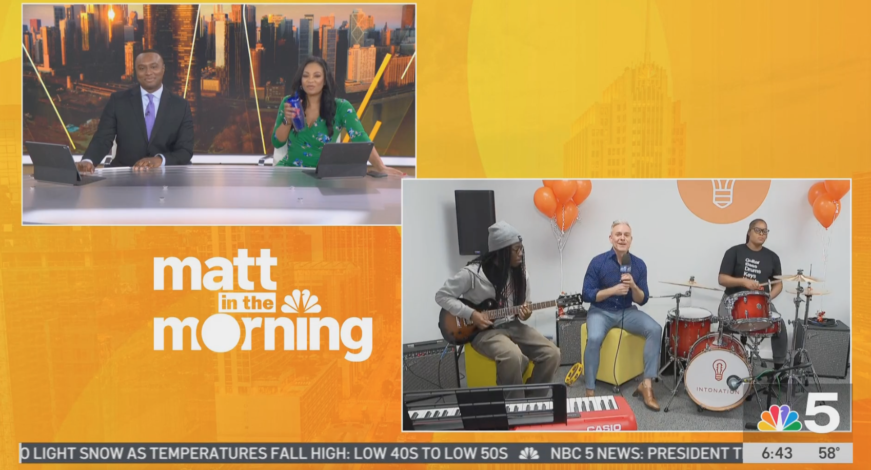 Intonation on NBC 5 Chicago