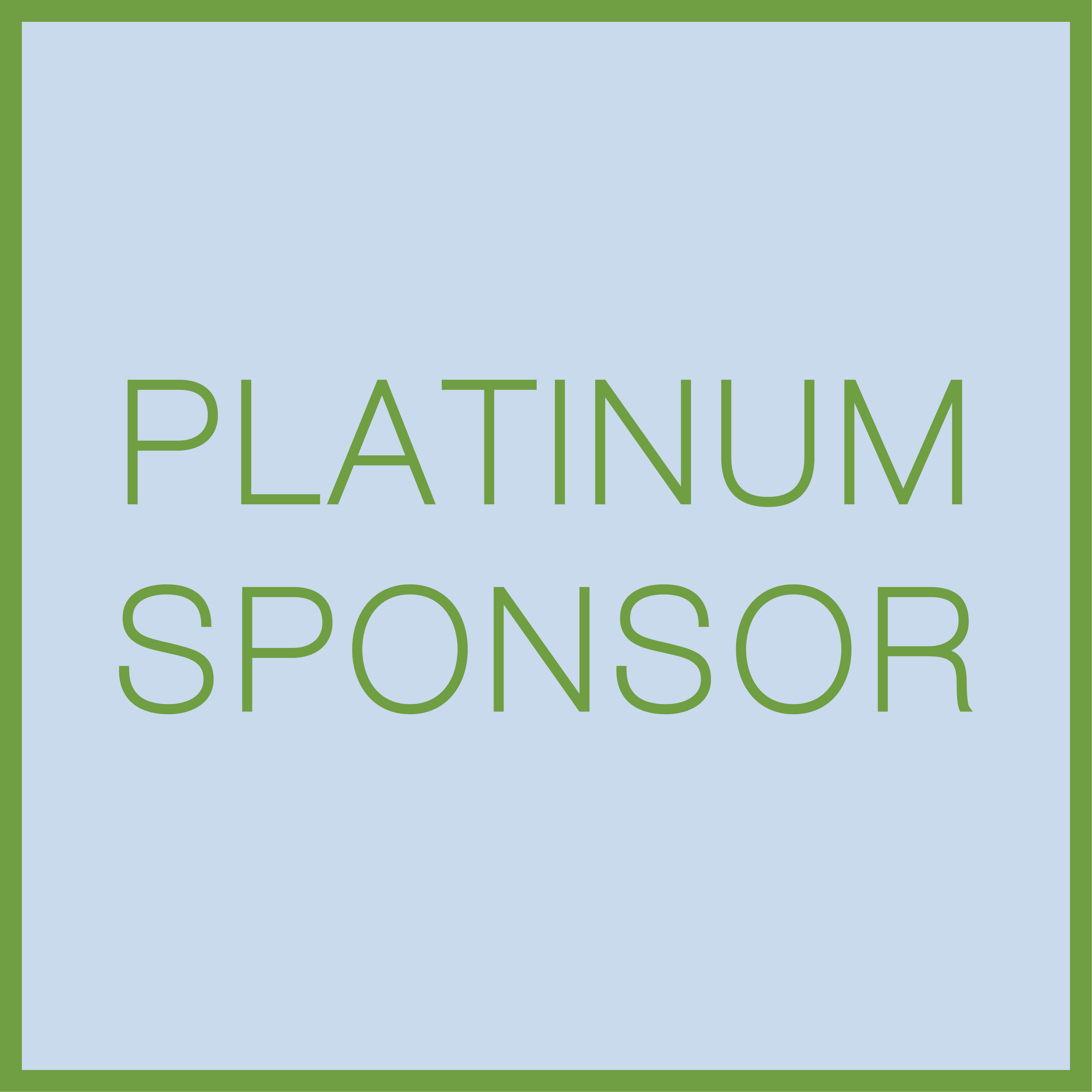 Platinum Sponsor