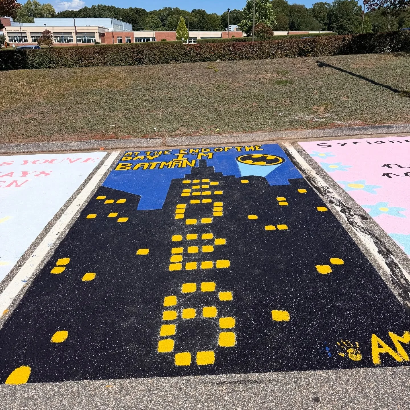 Senior Paint Your Spot Day was a success!  The Class of 2026 showed off their amazing creativity, and their spots look incredible. We love how this tradition brightens up our campus even more! 💚
.
.
.
#ghspto #ghsseniorpaintyourspot #ghsclassof2026 