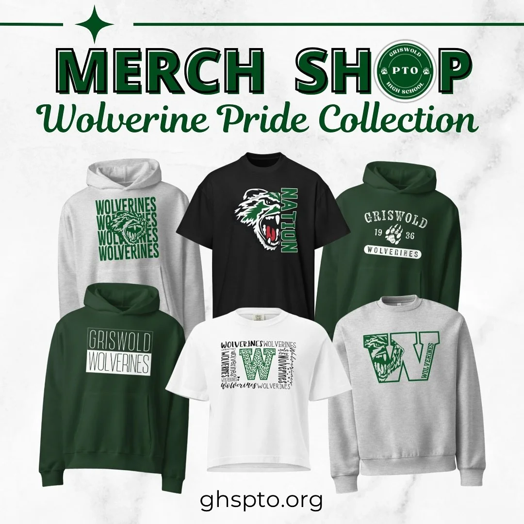 ✨ New Spirit Wear Drop! We&rsquo;re excited to launch our Wolverine Pride Collection in the GHS PTO Merch Shop! 🐾 This collection features brand-new designs plus a fan favorite making a comeback, now available on fresh styles like boxy tees (men&rsq