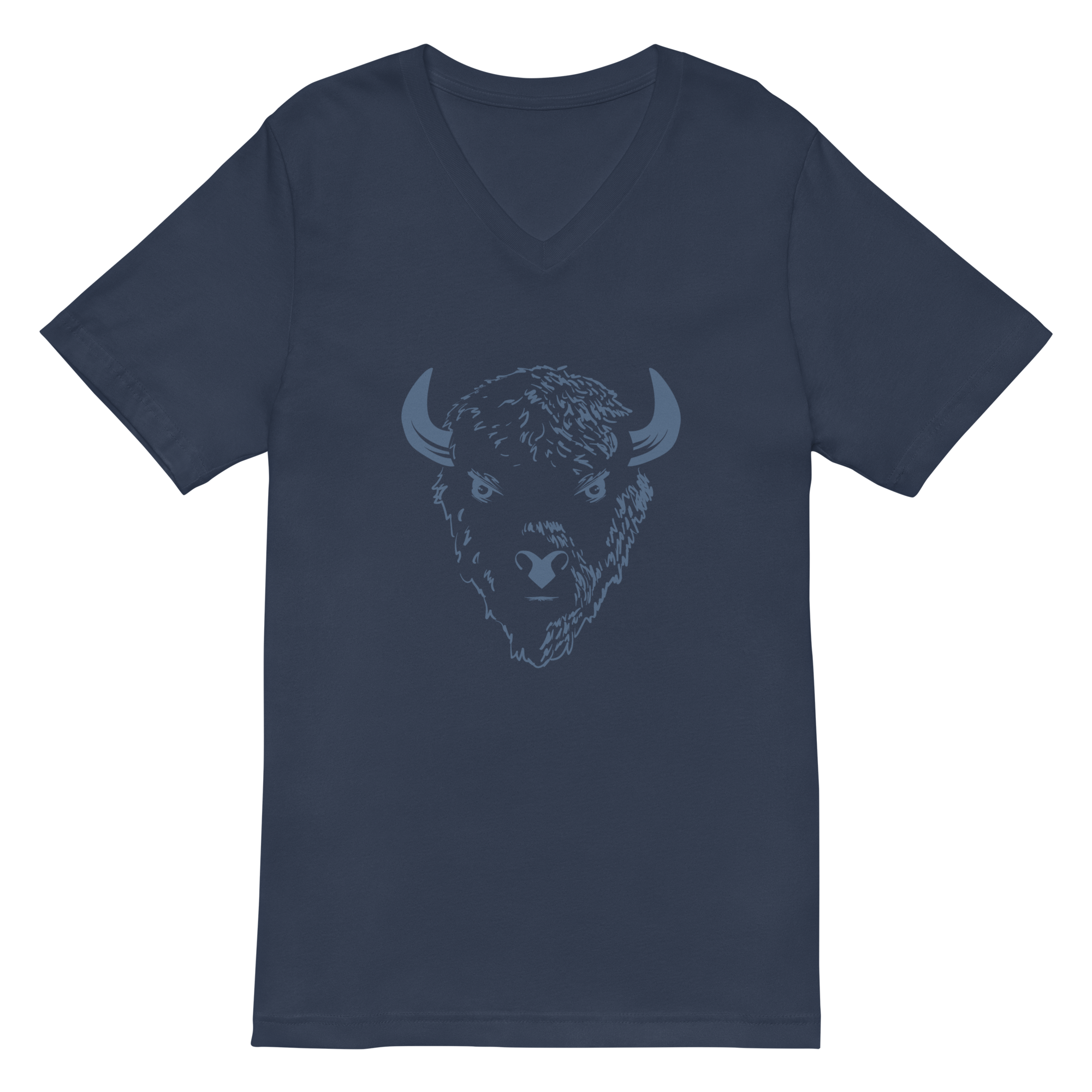 unisex-v-neck-tee-navy-front-69cebb9c08b6e.png