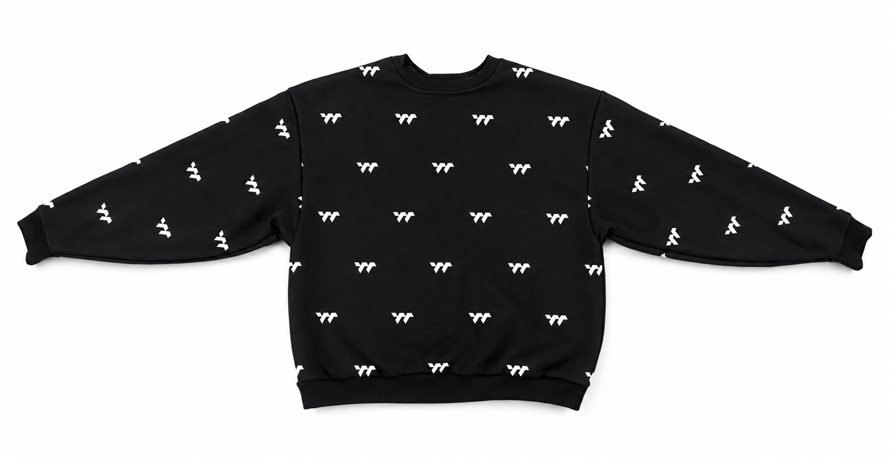 Black geometric logo crewneck on white-12.png