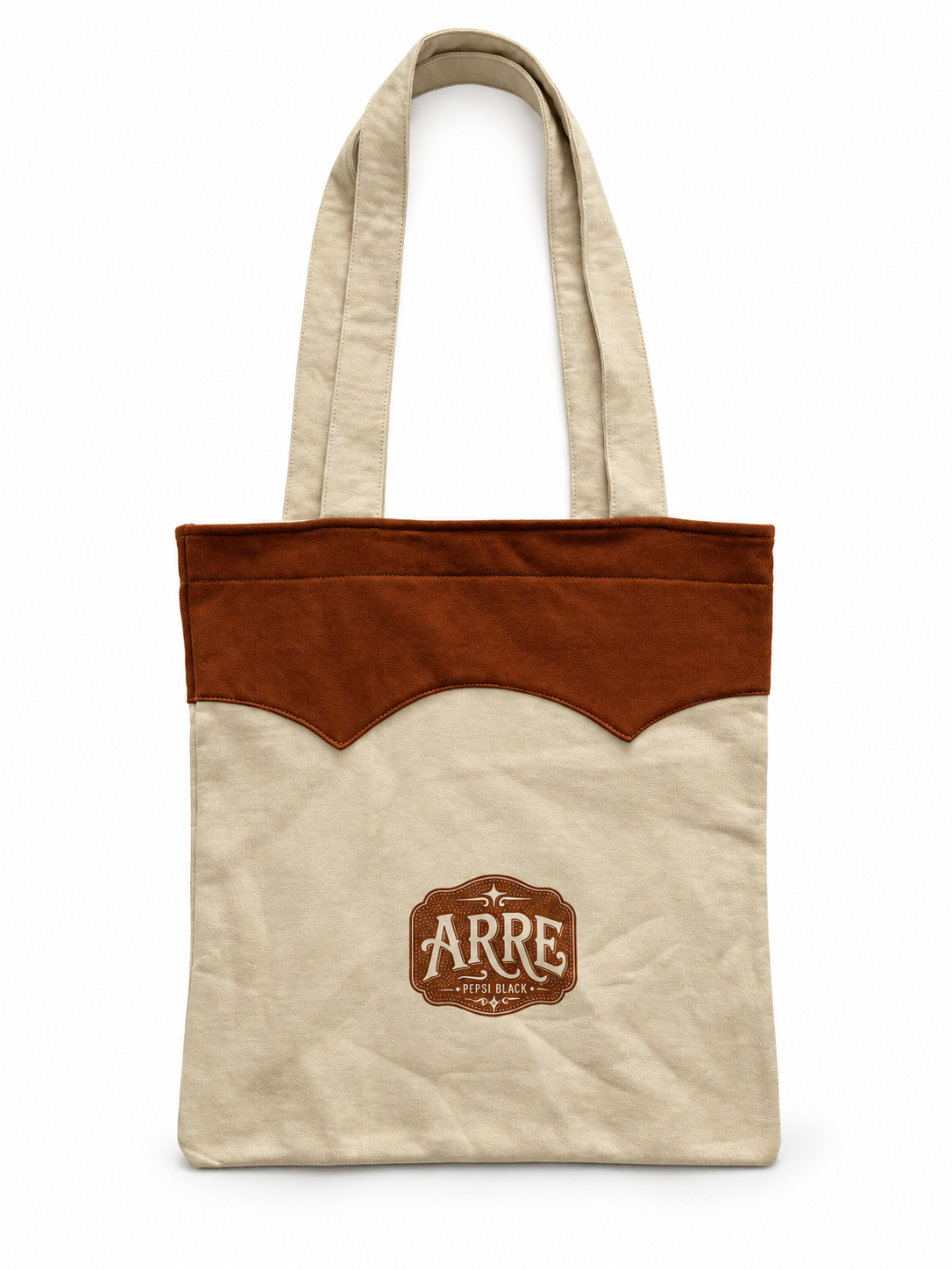 Cream ARRE Pepsi Black tote-1.png