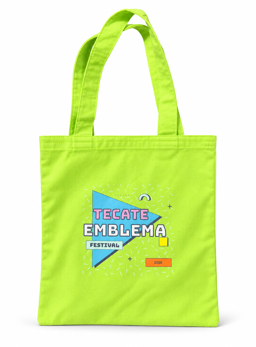 Neon lime Tecate 2026 festival tote-18.png