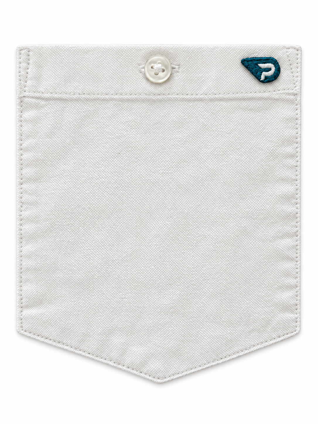 White woven shirt pocket with teal P-9.png