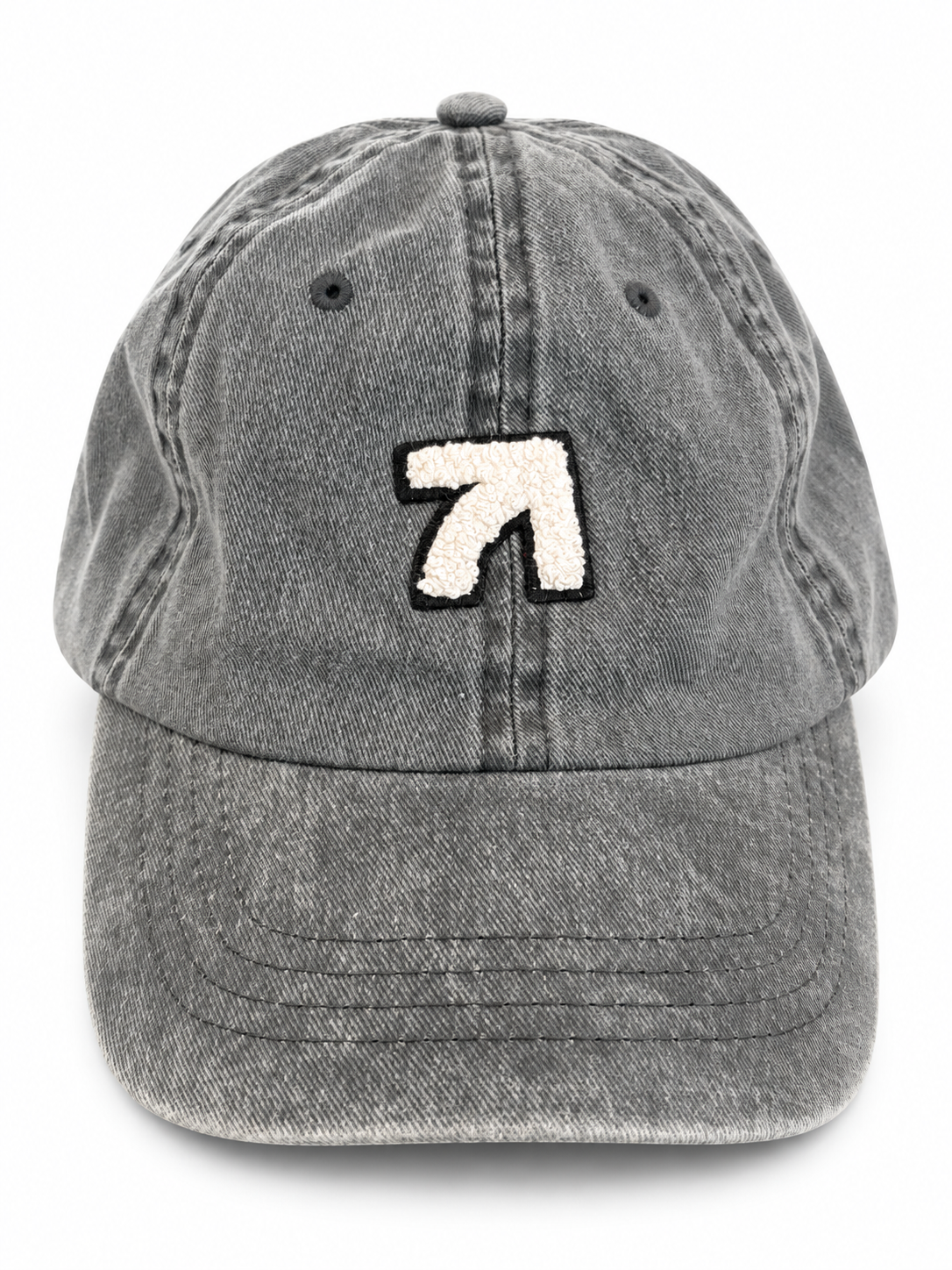Washed Gray Cap with Chenille Arrow-20.png