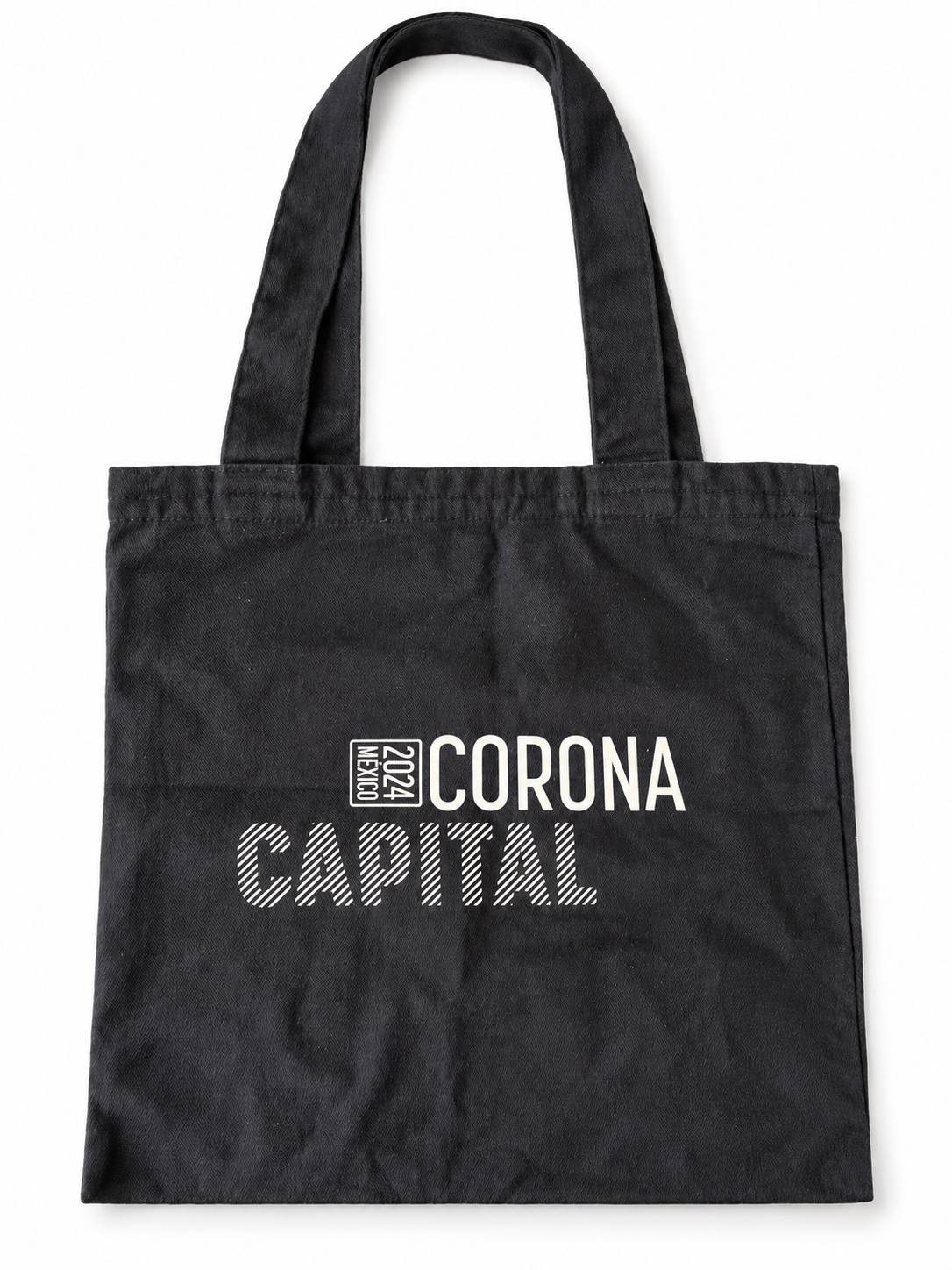 Charcoal black Corona Capital tote-13.png