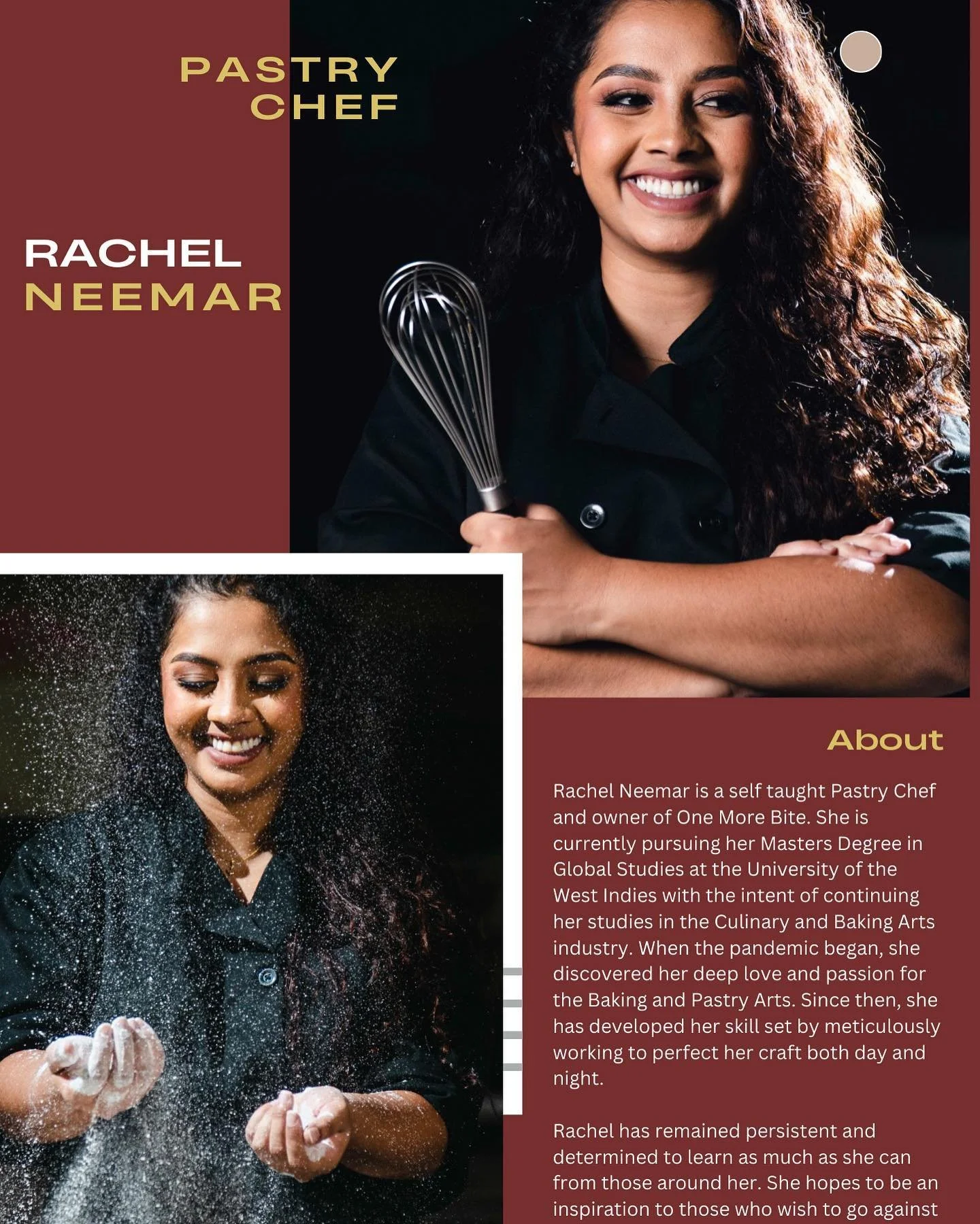 Say hello to our very own @_raacchel_ 
She's one of the team's young developers. She's a culinary enthusiast who is passionate about the growth and development of the association. Also, check out her pastries @onemorebitett.