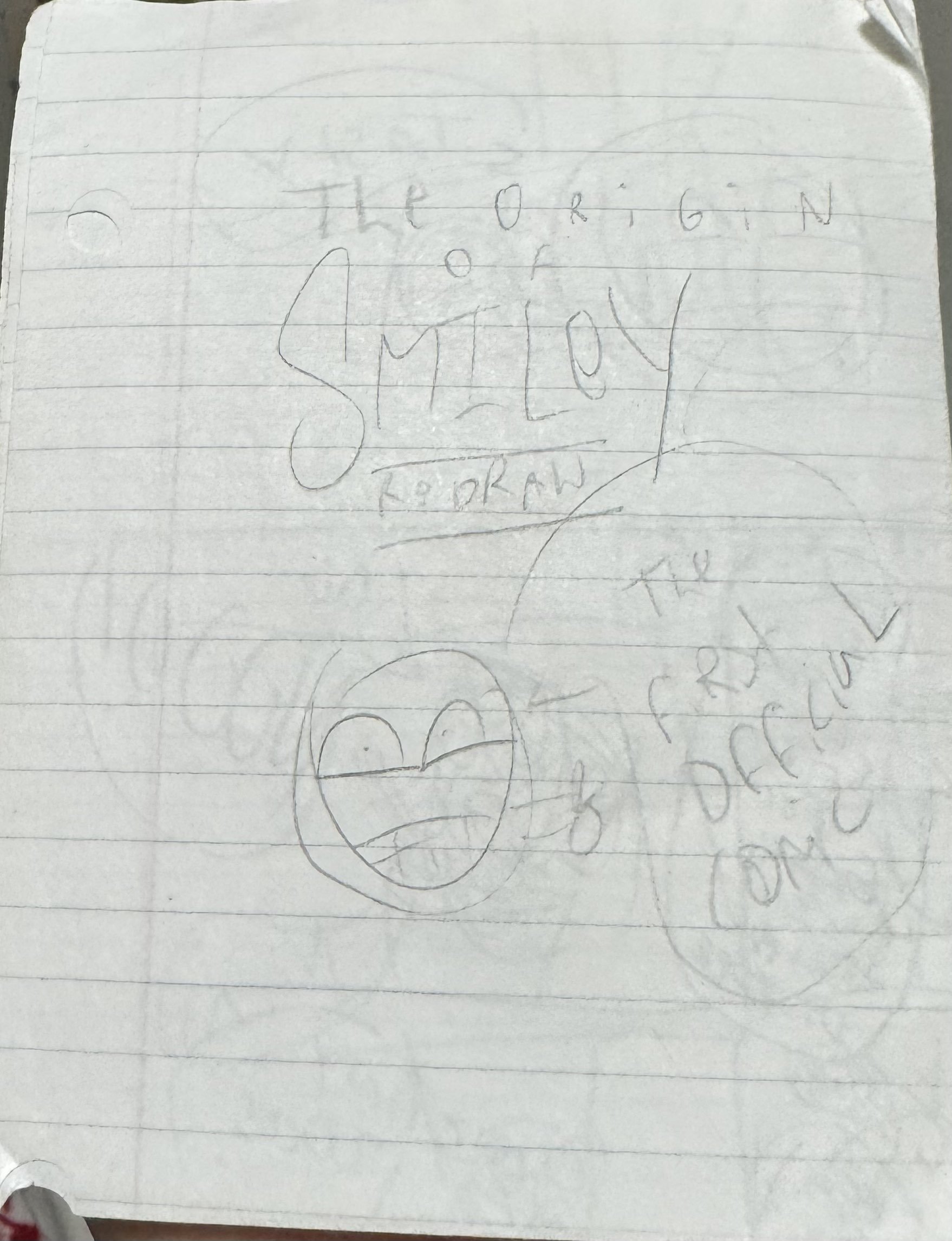 The Origin of Smiley: Redraw