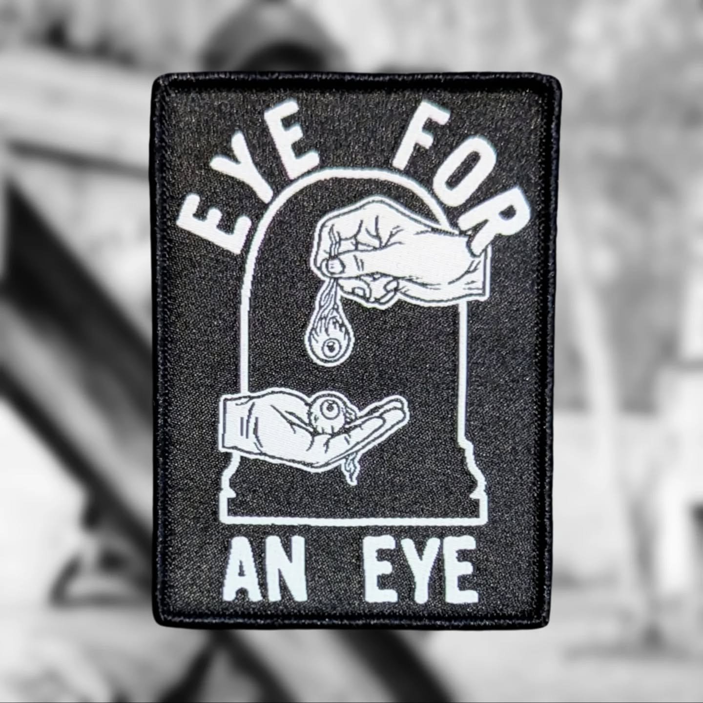 An eye for an eye &amp; patches are for everyone 👀

--------------------------------------------------------------------------------------------

Website:  www.aircro.co.uk

#airsoft #tactical #milsim #airsofter #airsoftcontent