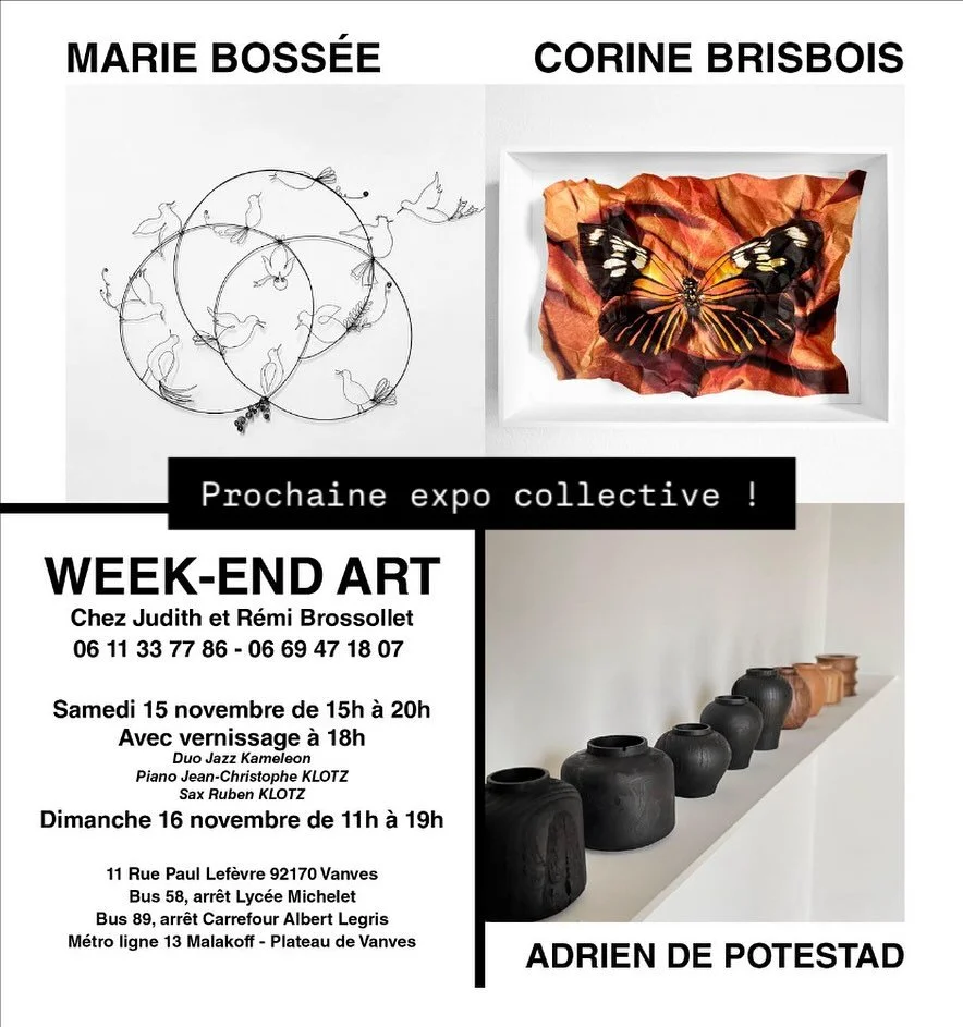 Le week-end du 15 et 16 novembre, nous vous attendons pour vous faire d&eacute;couvrir notre univers dans un lieu priv&eacute; et chaleureux. Tout est dit sur l&rsquo;affiche.
&Agrave; tr&egrave;s bient&ocirc;t ! #expostion #vanves #photographie #fil