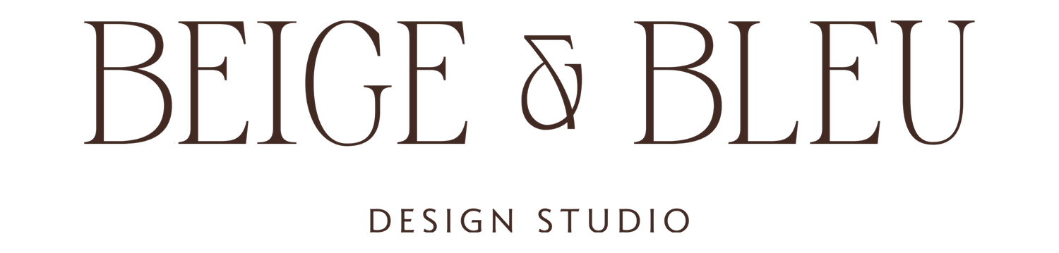 BEIGE AND BLEU DESIGN STUDIO