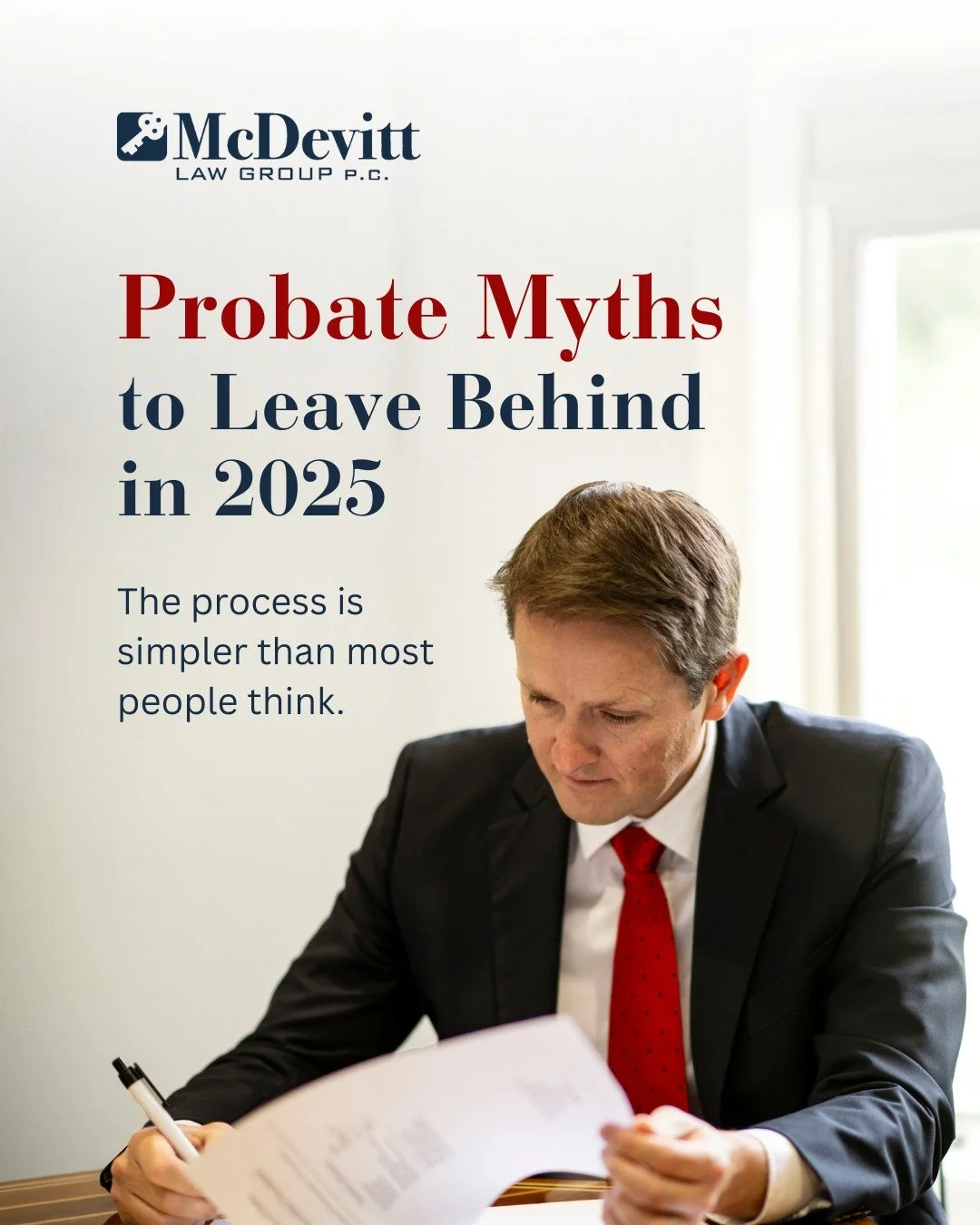 Many people head into a new year believing probate is always stressful or complicated. The truth is far more encouraging.

A few myths to leave behind as 2026 approaches:
✔ Probate is always long and difficult
✔ Probate automatically means conflict
✔