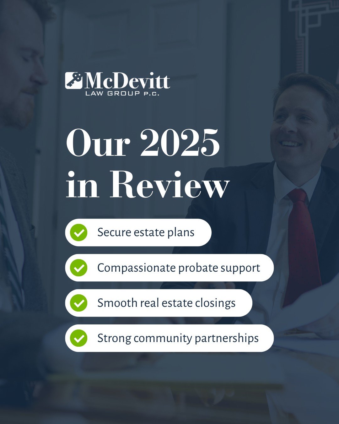 As we look back on 2025, we are grateful for the trust so many clients, families, advisors, and real estate partners placed in our team. Every conversation, closing, and planning session allowed us to support people during some of the most important 