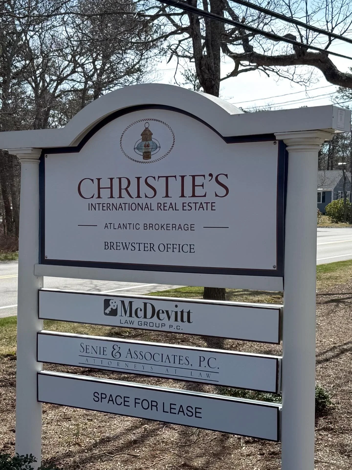 Sign is up at the new Cape Cod office!