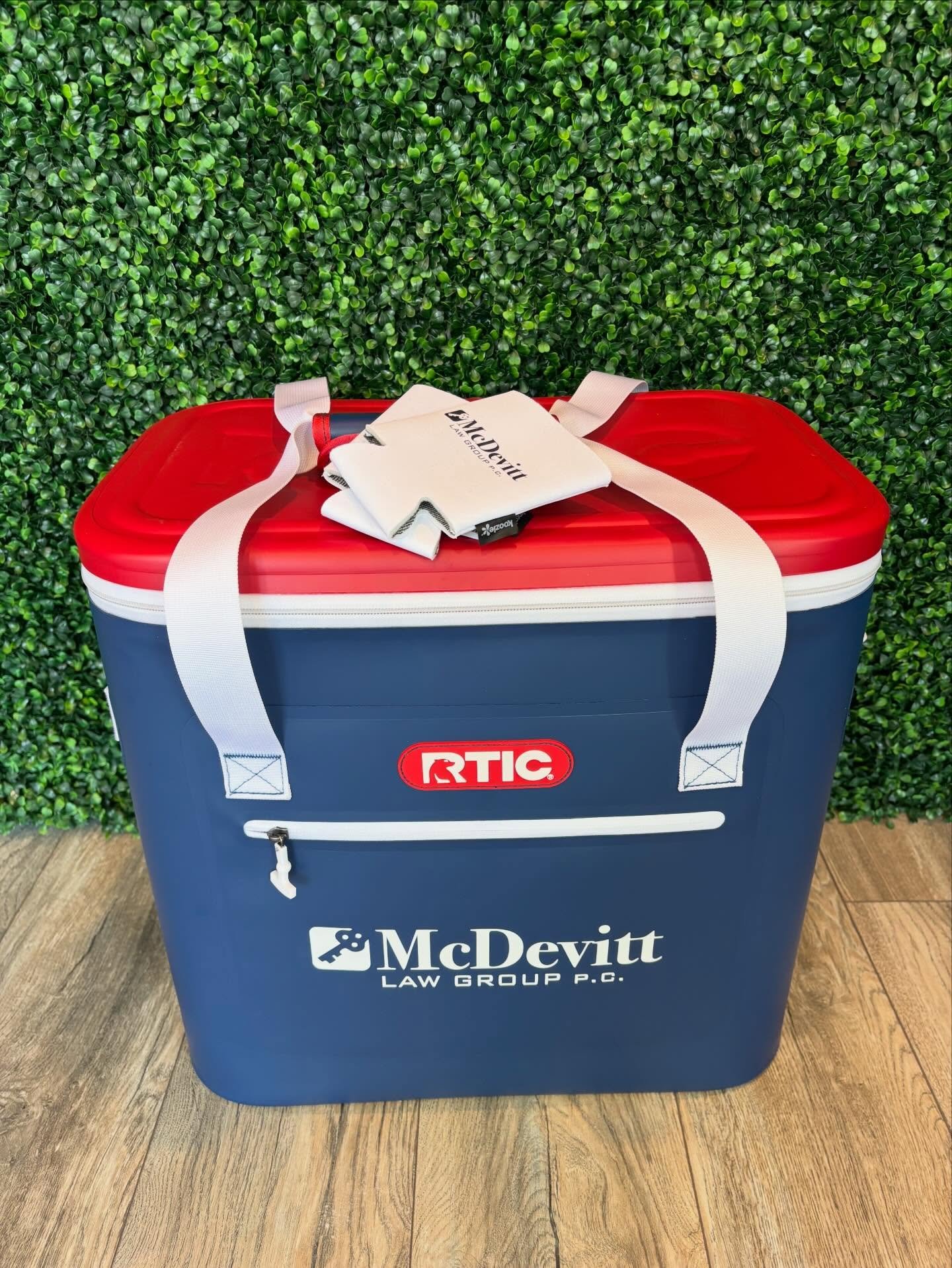 Getting ready for summer with employee appreciation gifts. Grateful to our hardworking team and their willingness to accept payment in the form of branded coolers and koozies 😂