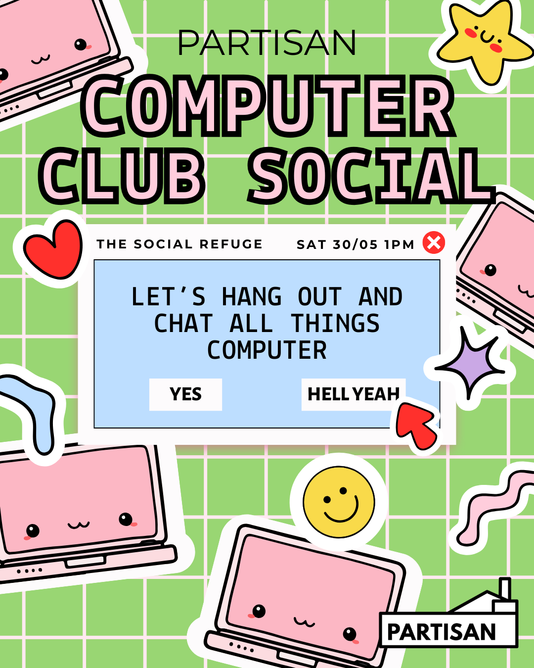 Partisan Computer Social