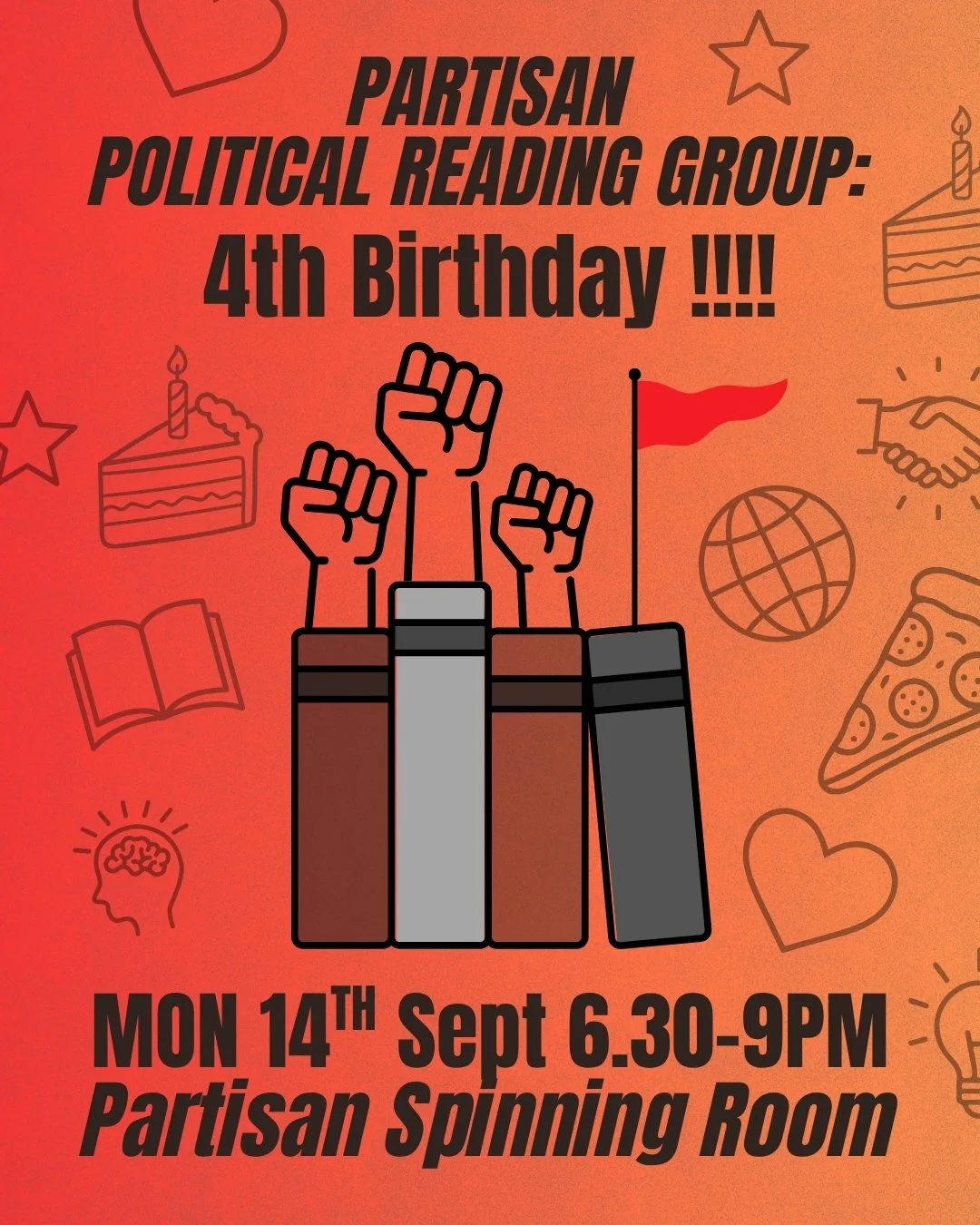 Political Reading Group 4th Birthday!