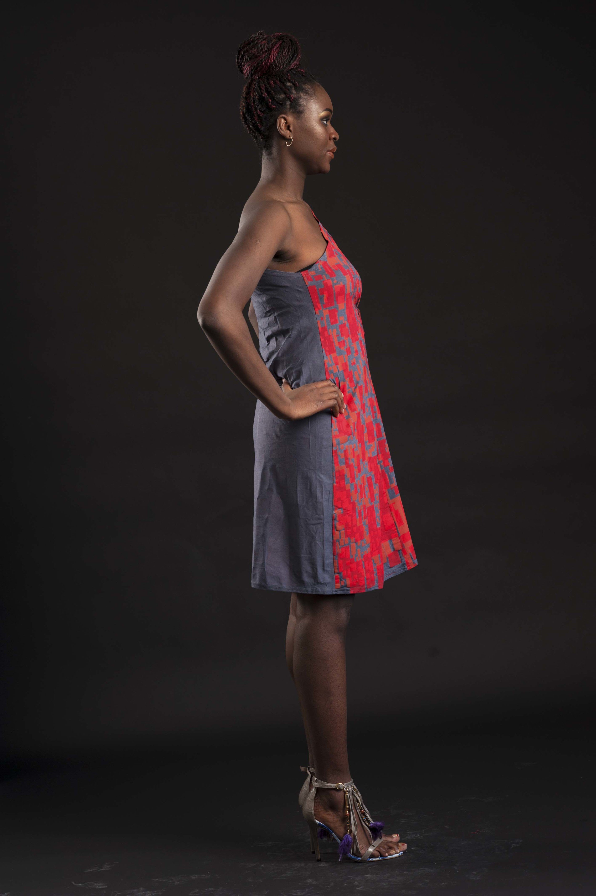 Grey+one+shoulder+knee+length+dress+with+Visual+Disturbance+side+ruche+print-+%C2%A3420.21.jpg