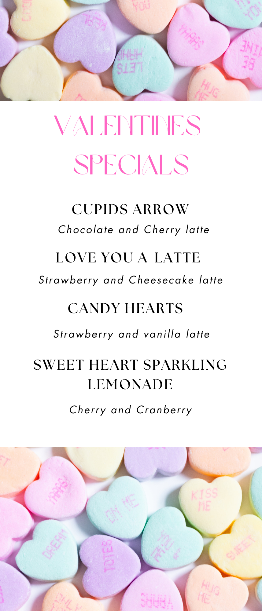 Valentine's Day Menu