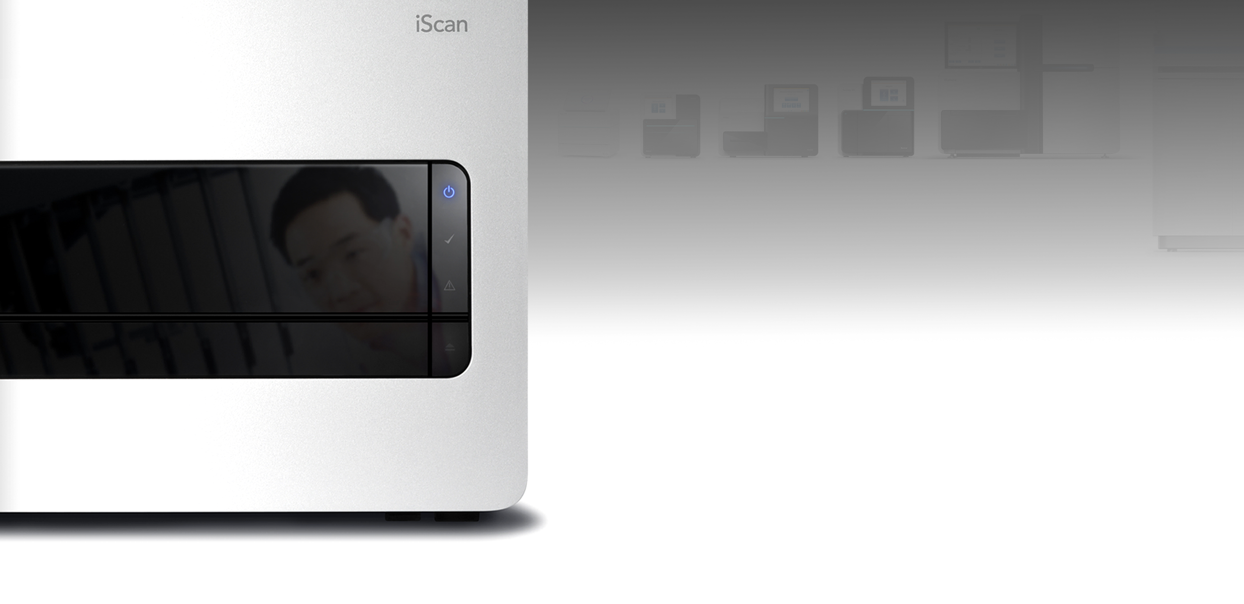 Close-up of illumina iScan sequencer and product portfolio