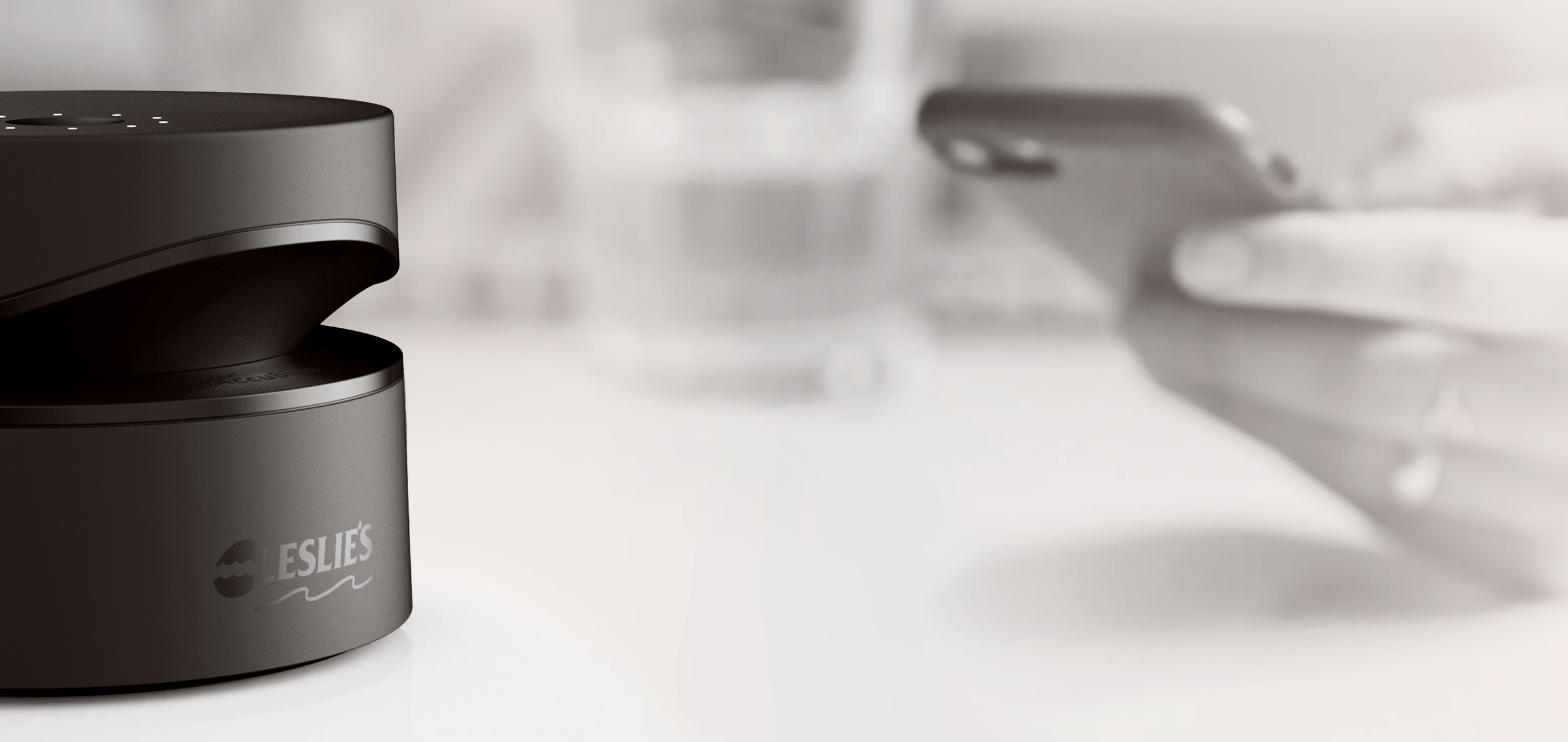 AccuBlue home at-home water testing device PaaS