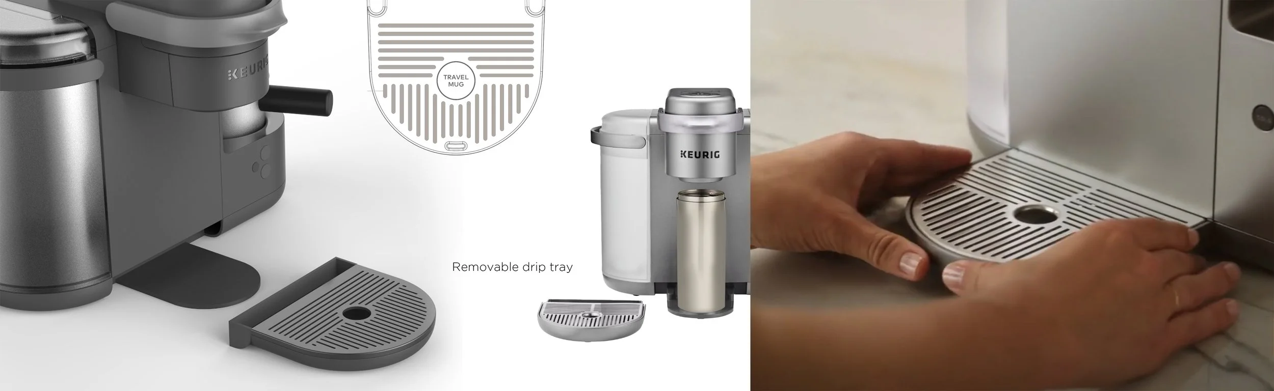 In-use testing of cup clearance and drip tray ergonomics