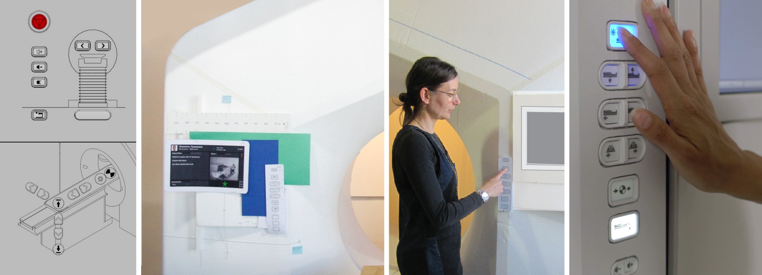 Key touchpoints—dual operating panels that adapt to either patient loading side