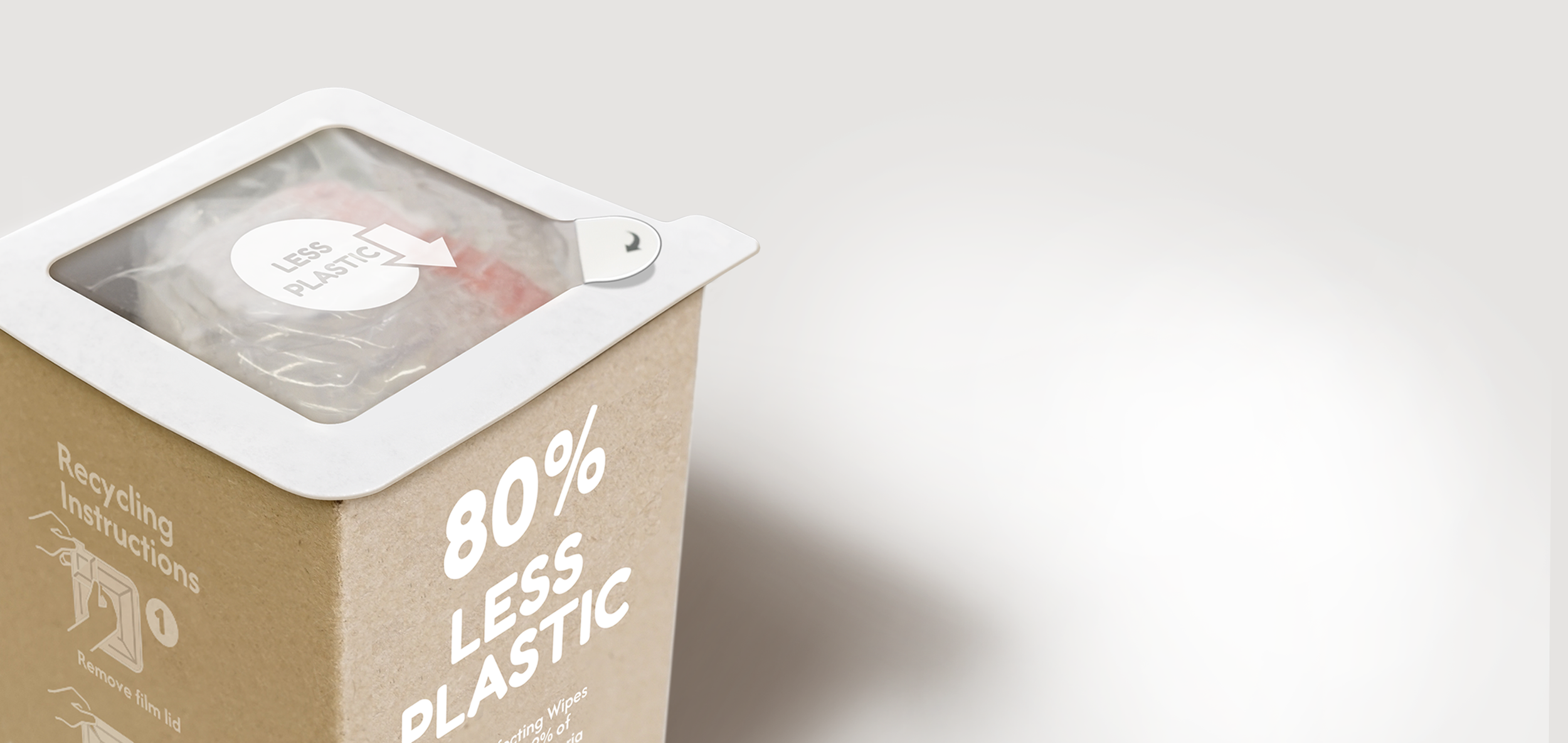 Plastic-free, plastic-reduced packaging