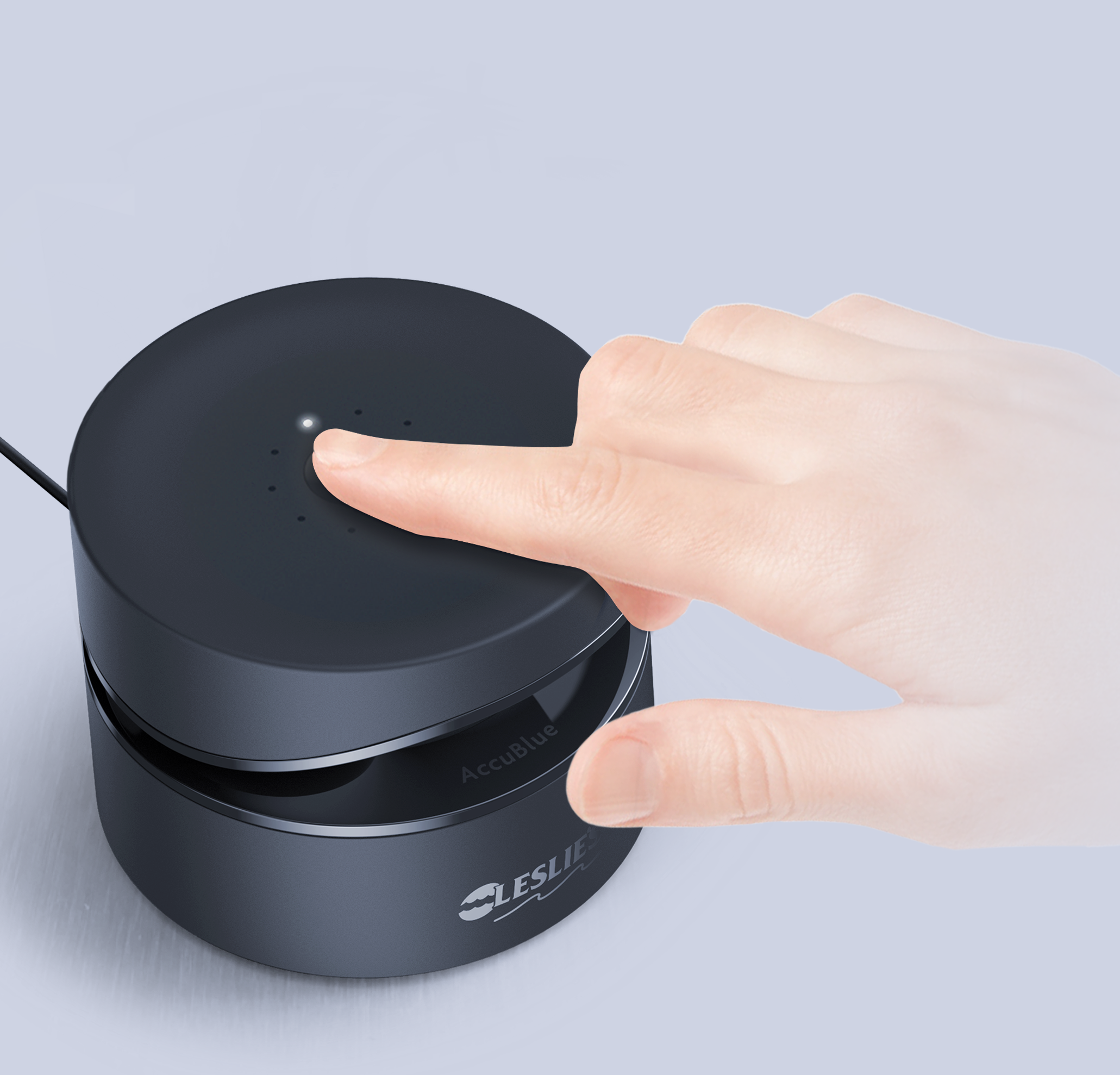 Leslie's AccuBlue Home design test button start