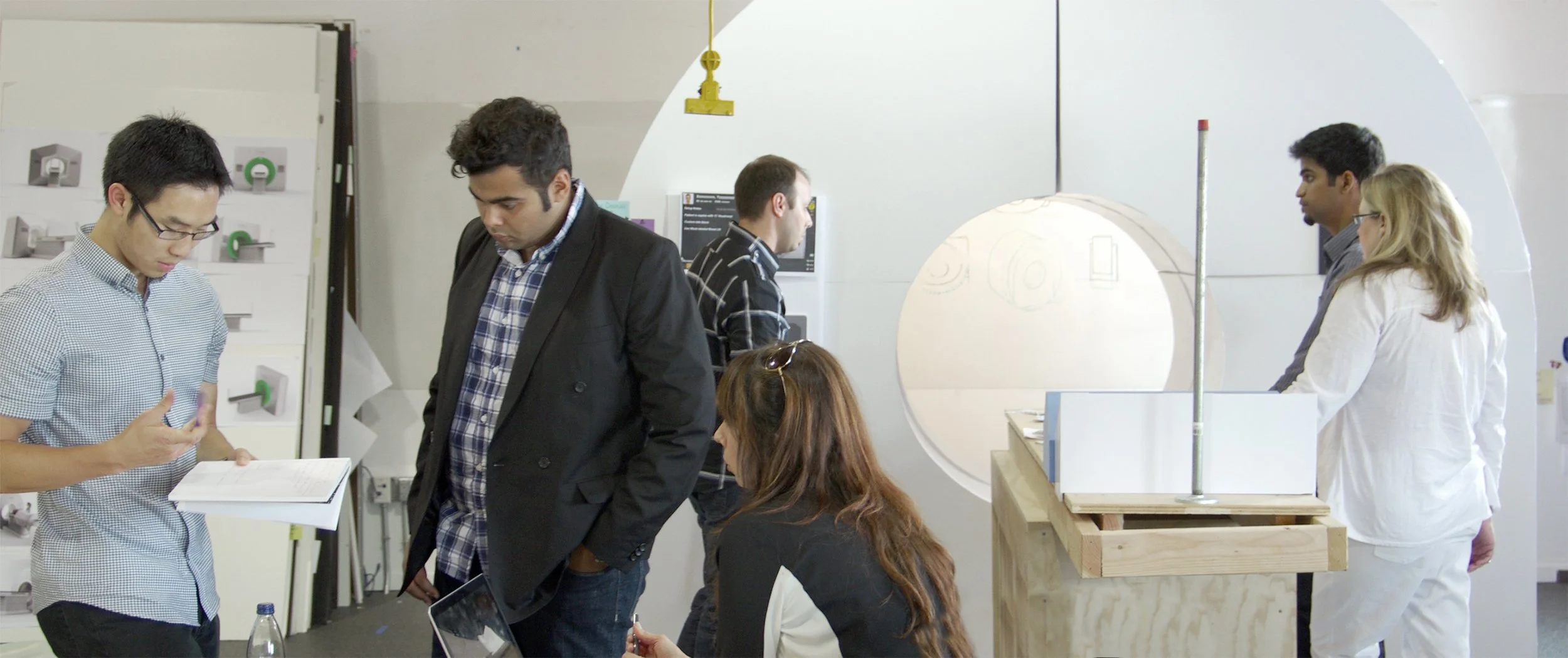 Client co-creation with full size mockups