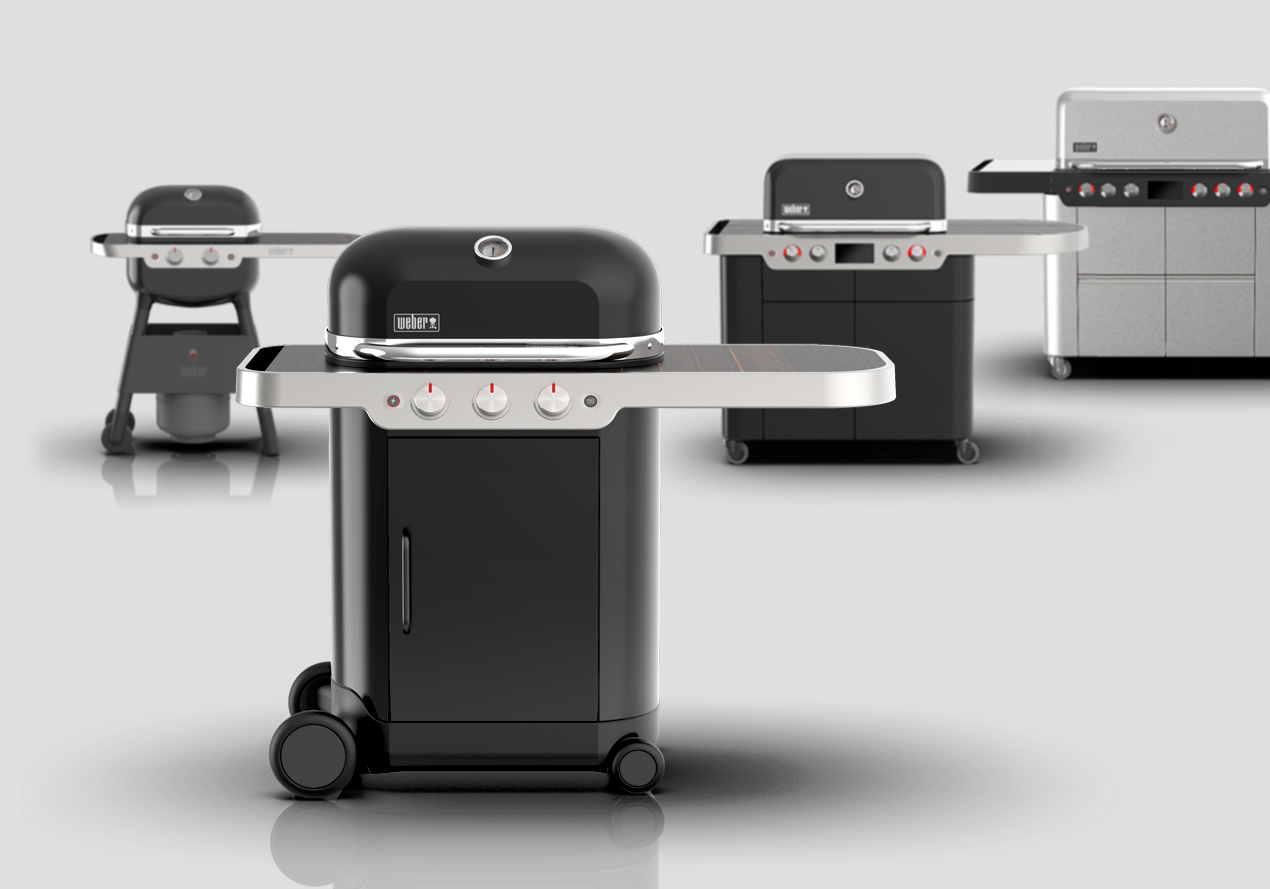 Weber gas grill portfolio redesign creating the first Experiential Brand Language (XBL)