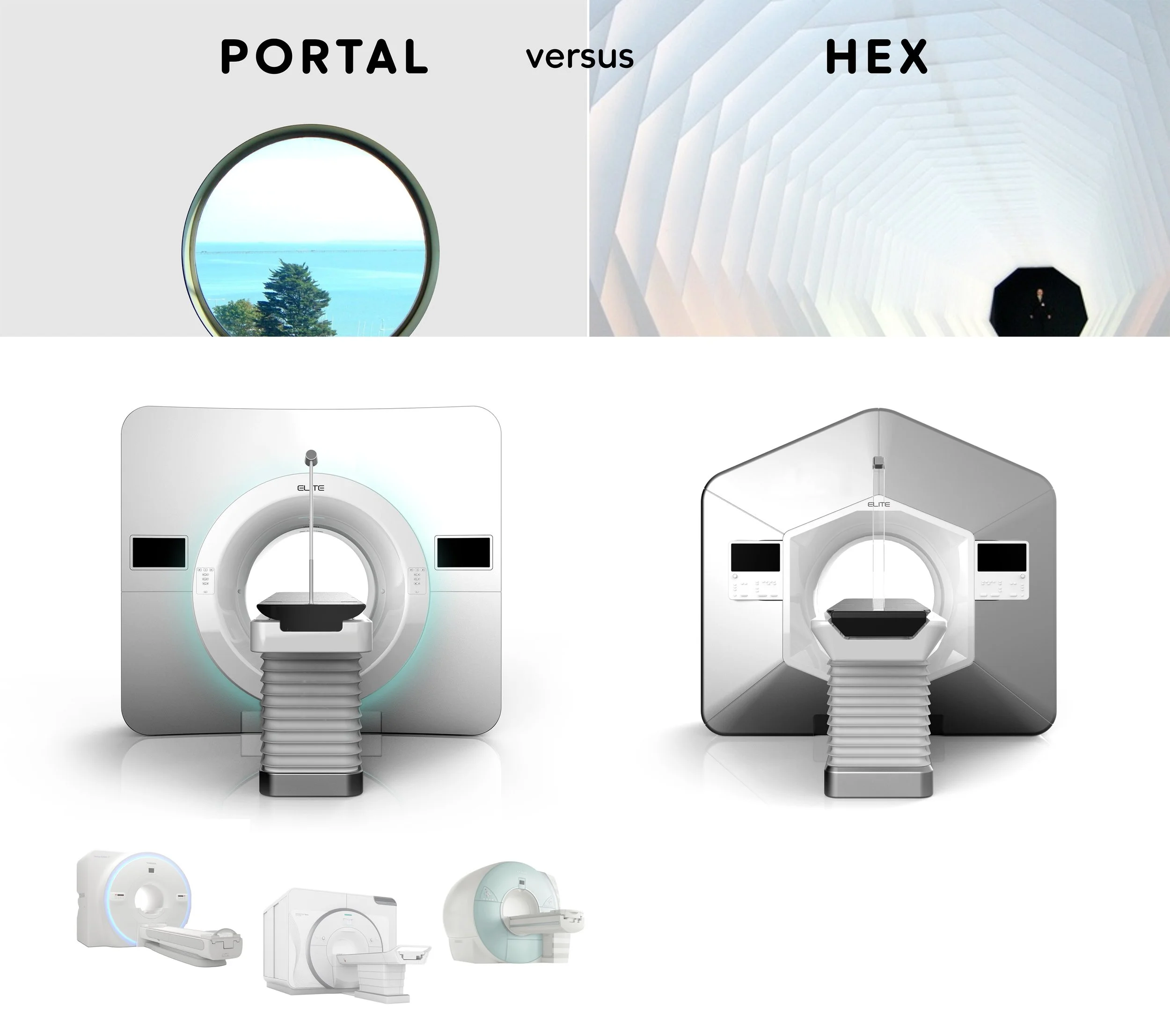 Comparison of final two design directions to evaluate presence and cultural acceptance