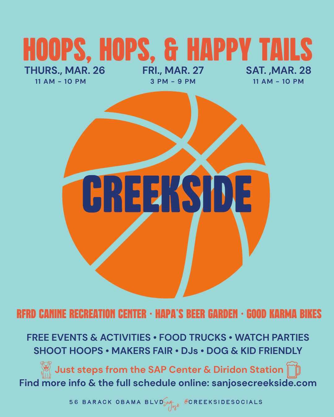 Hoops, Hops and Happy Tails