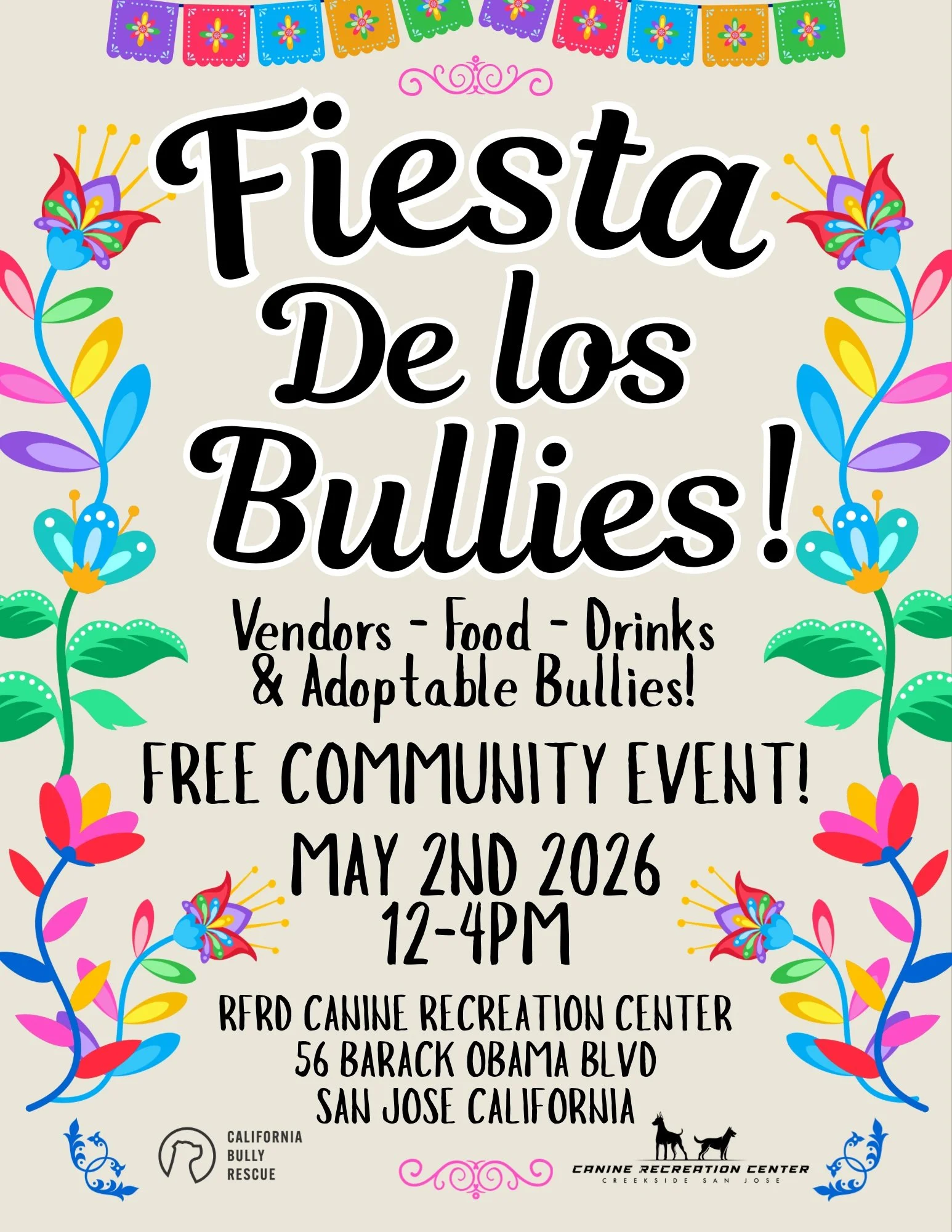 Fiesta de los Bullies! at RFRD Canine Recreation Center