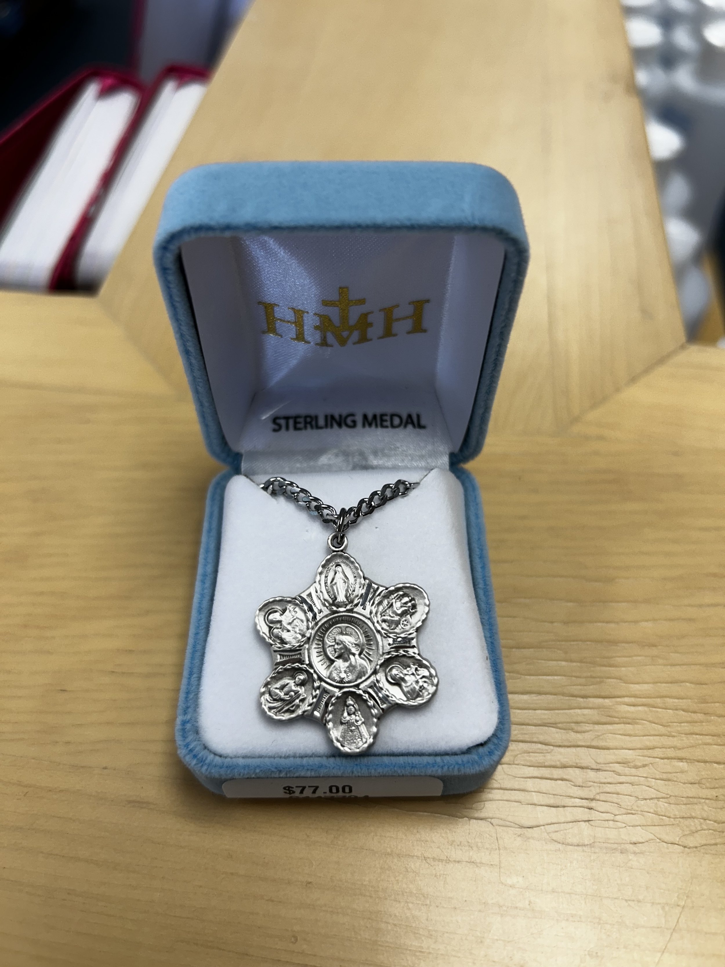 7 Way Sterling Silver Medal