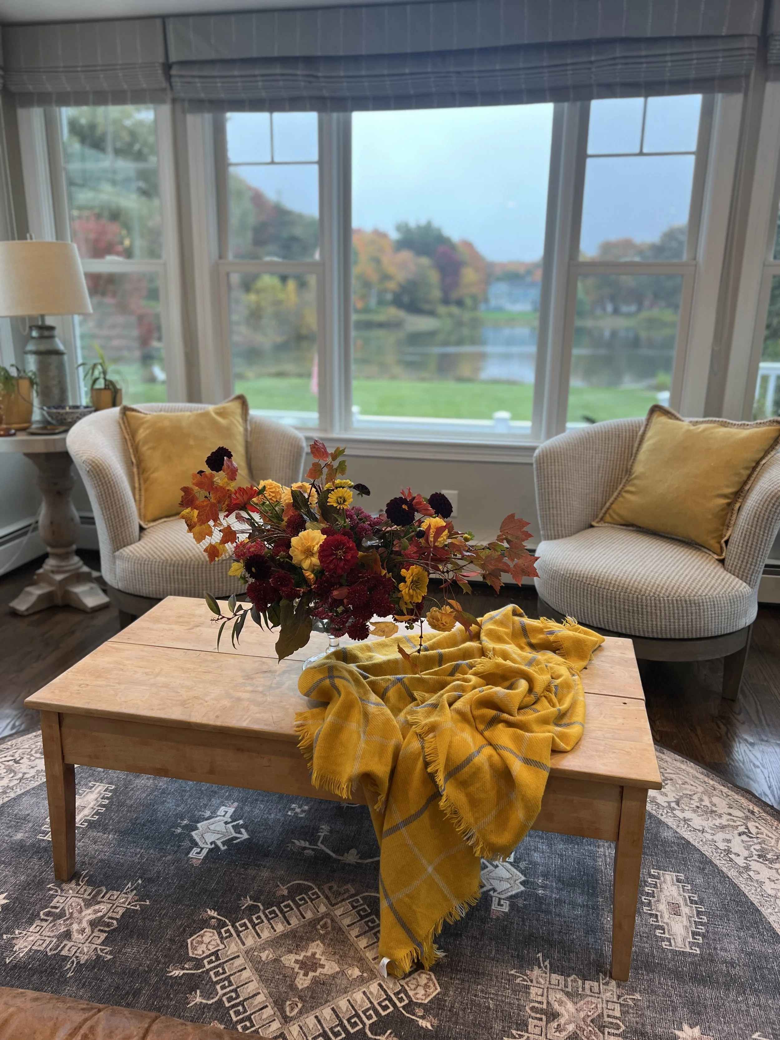 custom fall floral design sudbury ma