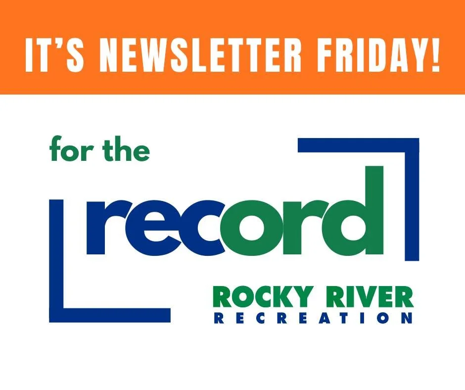 It's back! For the RECord is out and full of the latest and greatest upcoming offerings!
-Membership Drive
-Bring a friend for free (to class!) week
-Emerald Necklace registration information
-and more! 
 Visit our website at www.rockyriverohio.gov