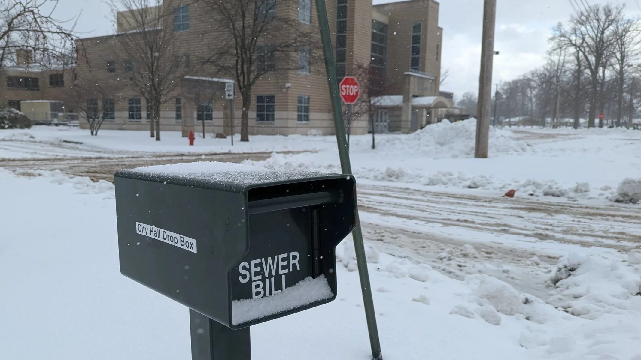Sewer Payment Drop Box Location