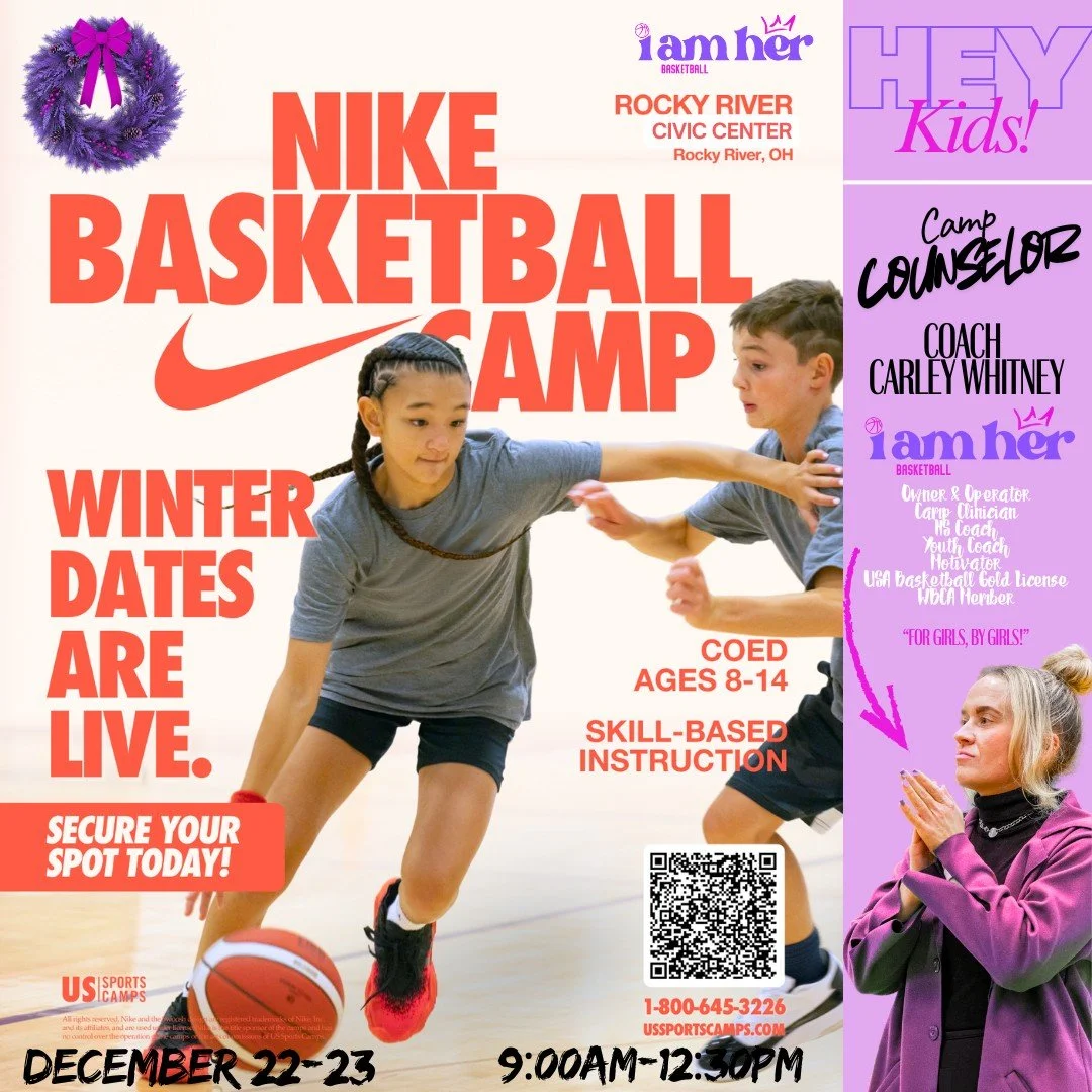 Register Now for Nike Basketball Camp &mdash; December 22&ndash;23! 
Give your game a boost this winter! Join our coed, skill-based instruction camp designed for athletes ages 8&ndash;14.

✨ Learn from top coaches
✨ Build fundamentals &amp; confidenc