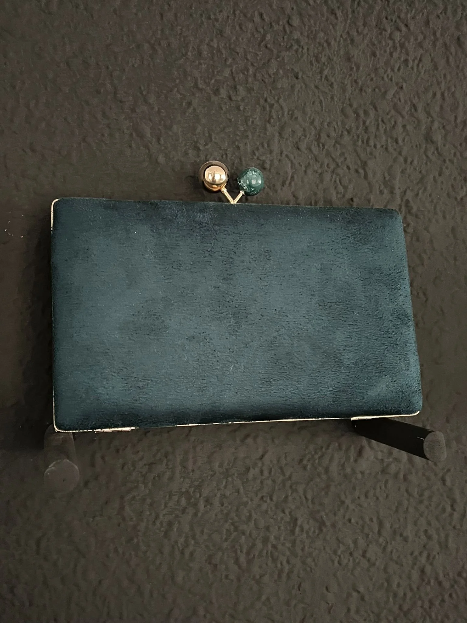 Bolso ante verde botella