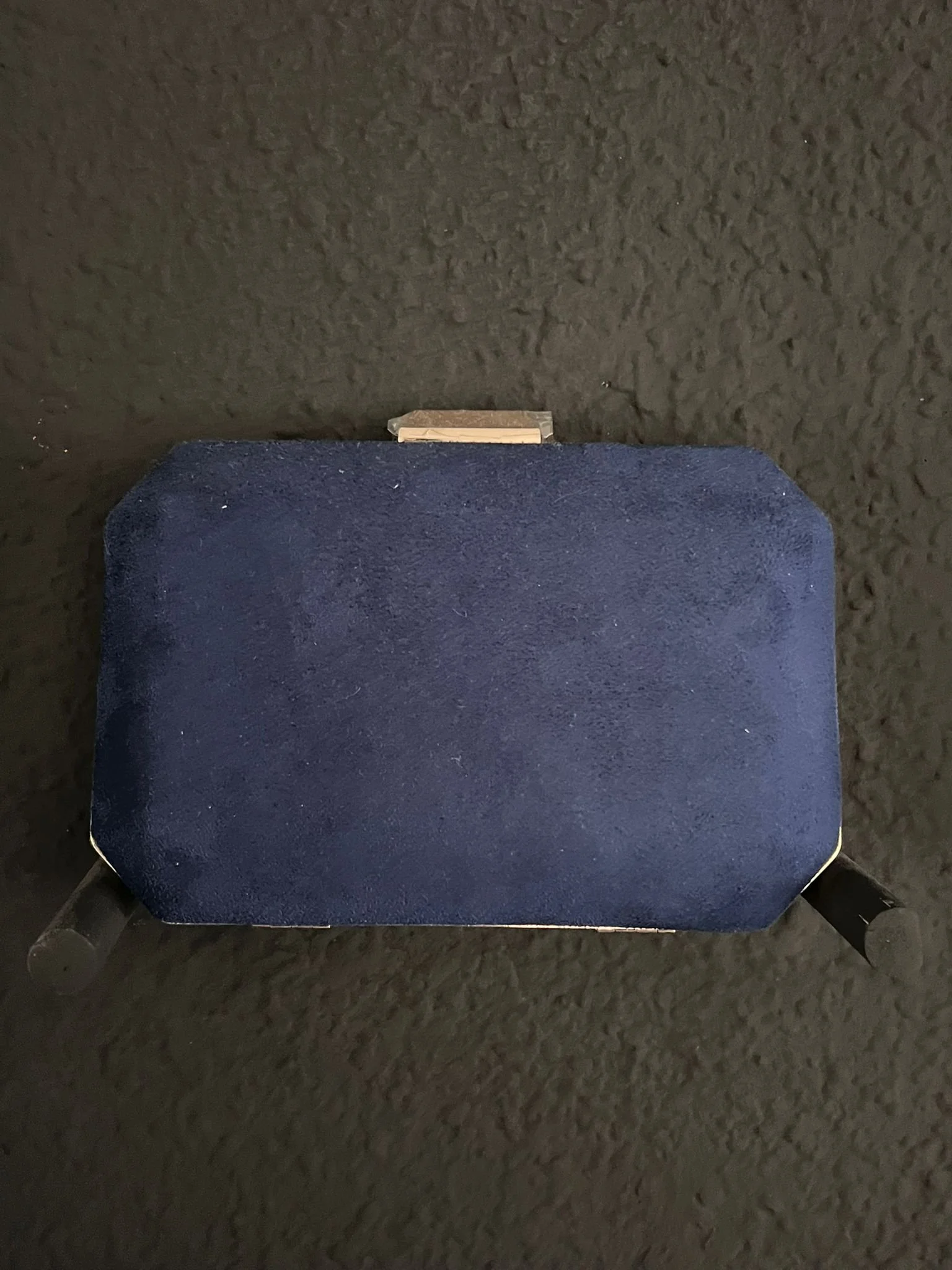 Bolso ante azul marino